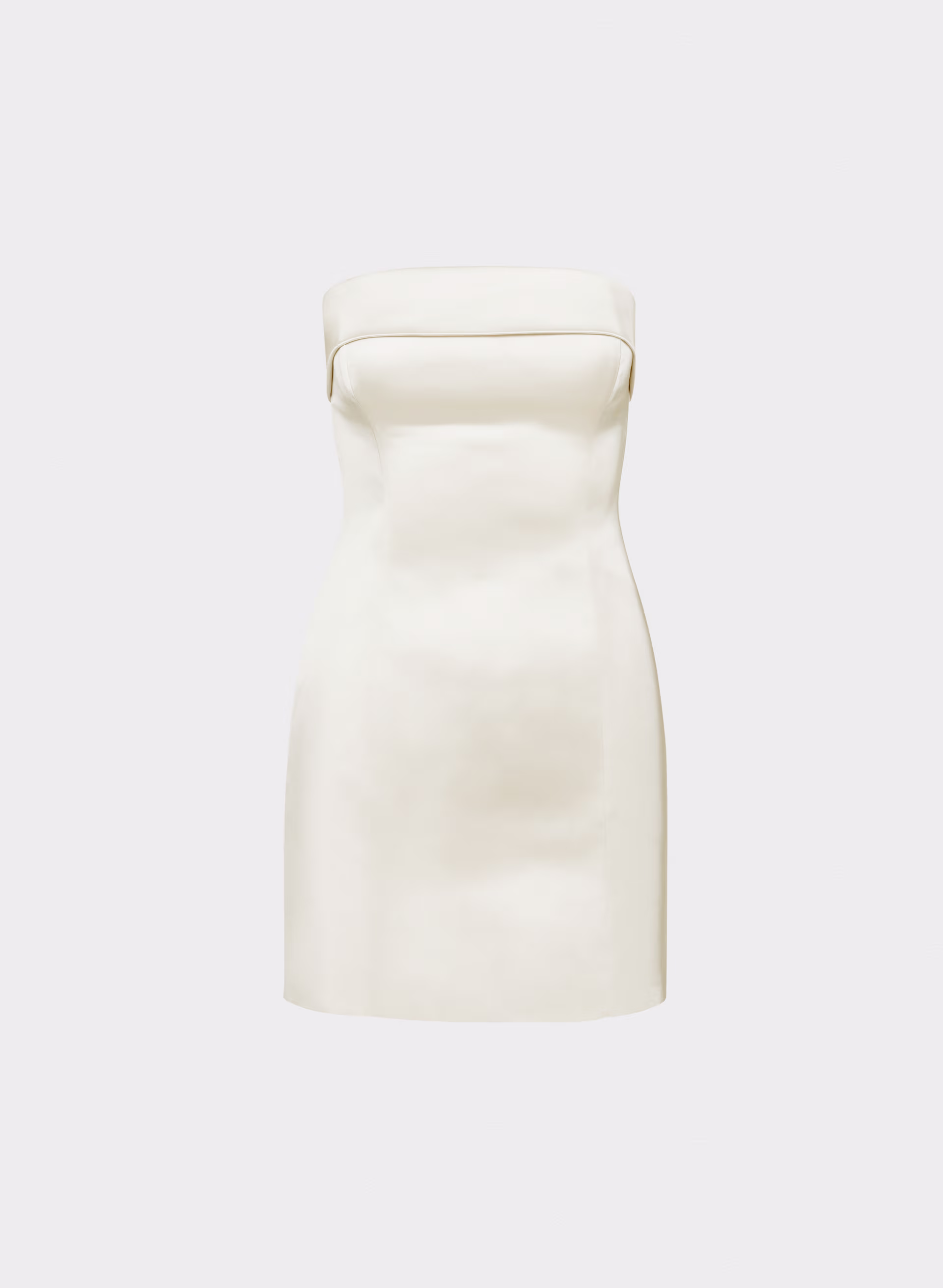 Shimmer Satin Tube Dress