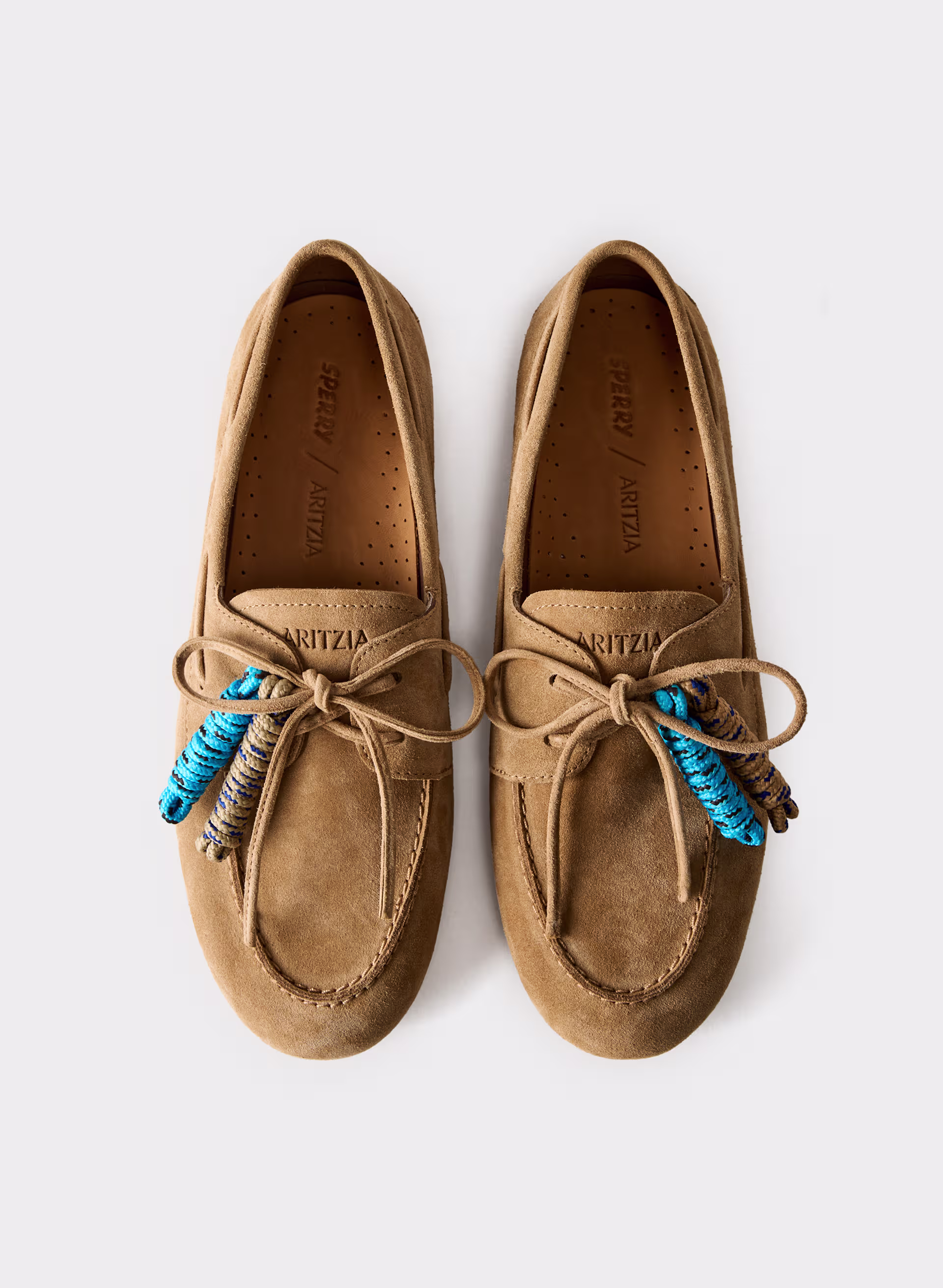 Sperry x Aritzia Slim Boat Shoe - Suede Leather