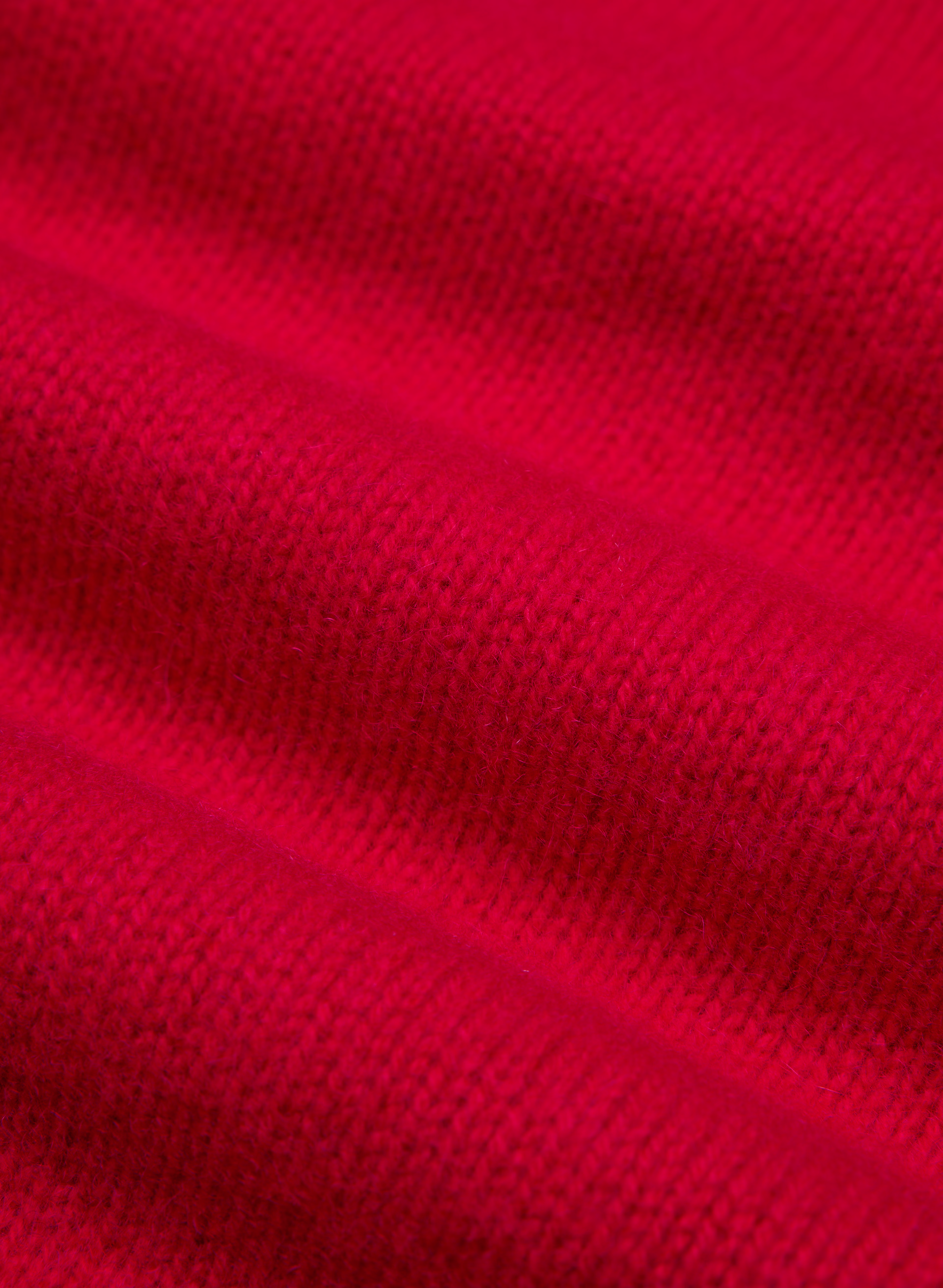 Plush Cashmere Oversized V-neck Sweater