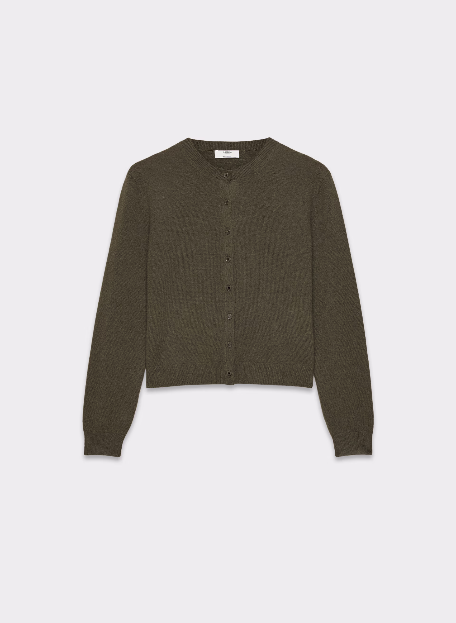 Bare Cashmere Crew Cardigan
