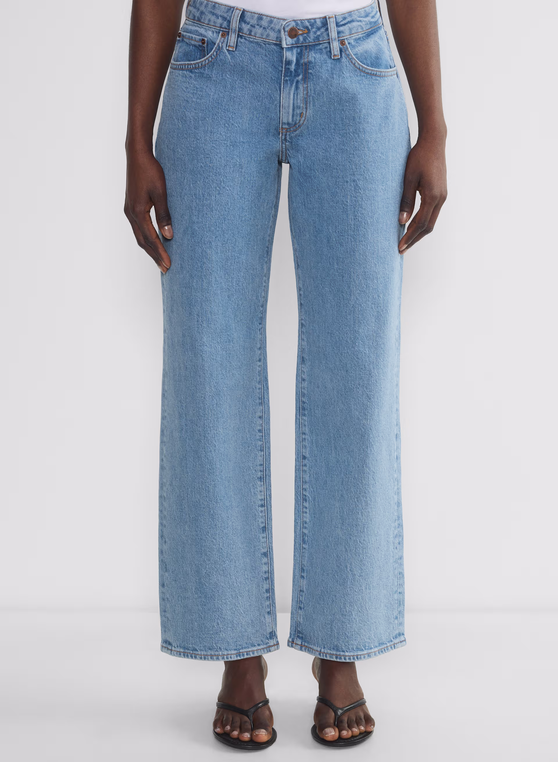 Salma Curve-fit Super Lo-rise Baggy Jean