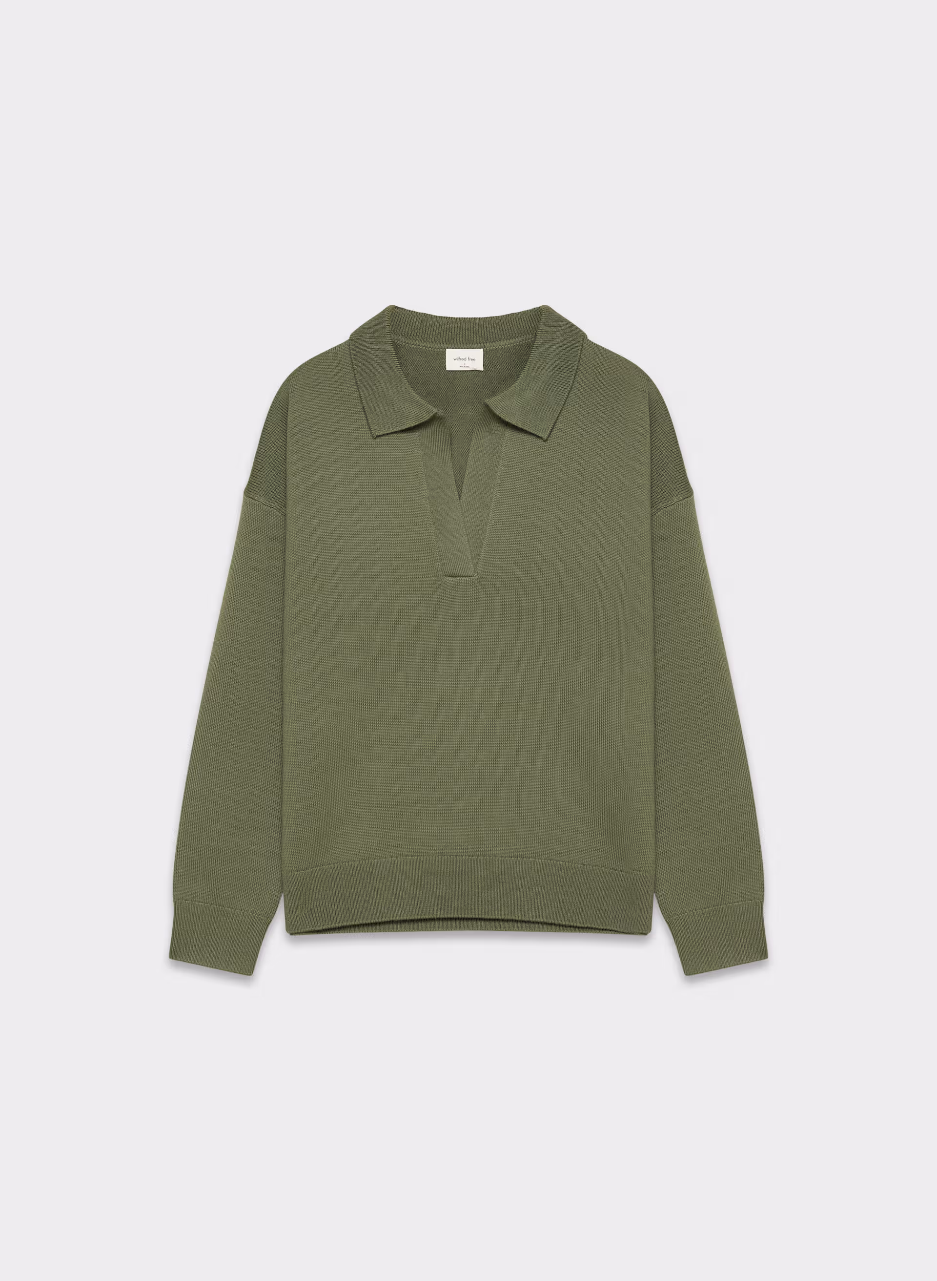 Clara Merino Wool Polo Sweater