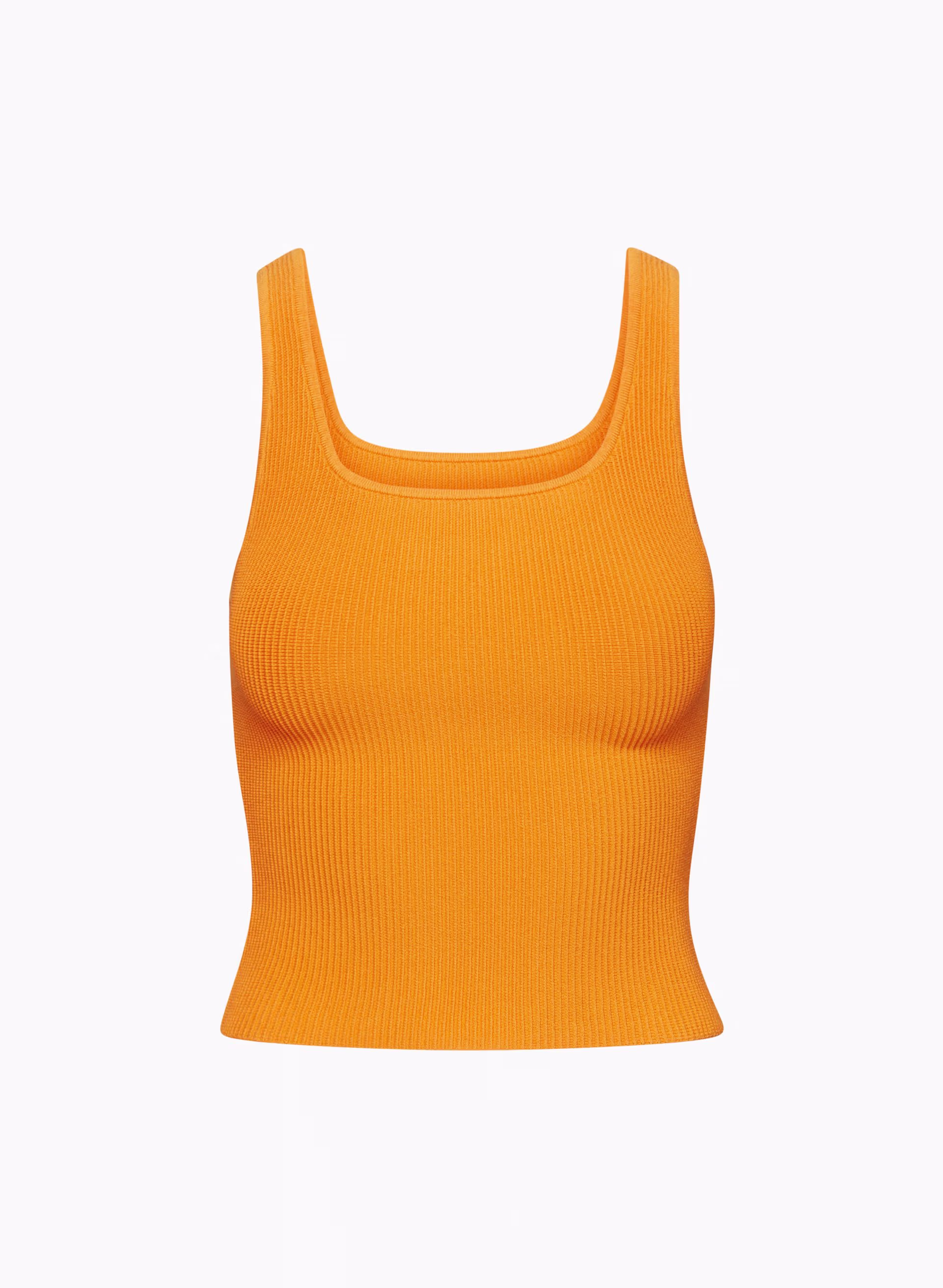 Sculpt Knit Squareneck Tank