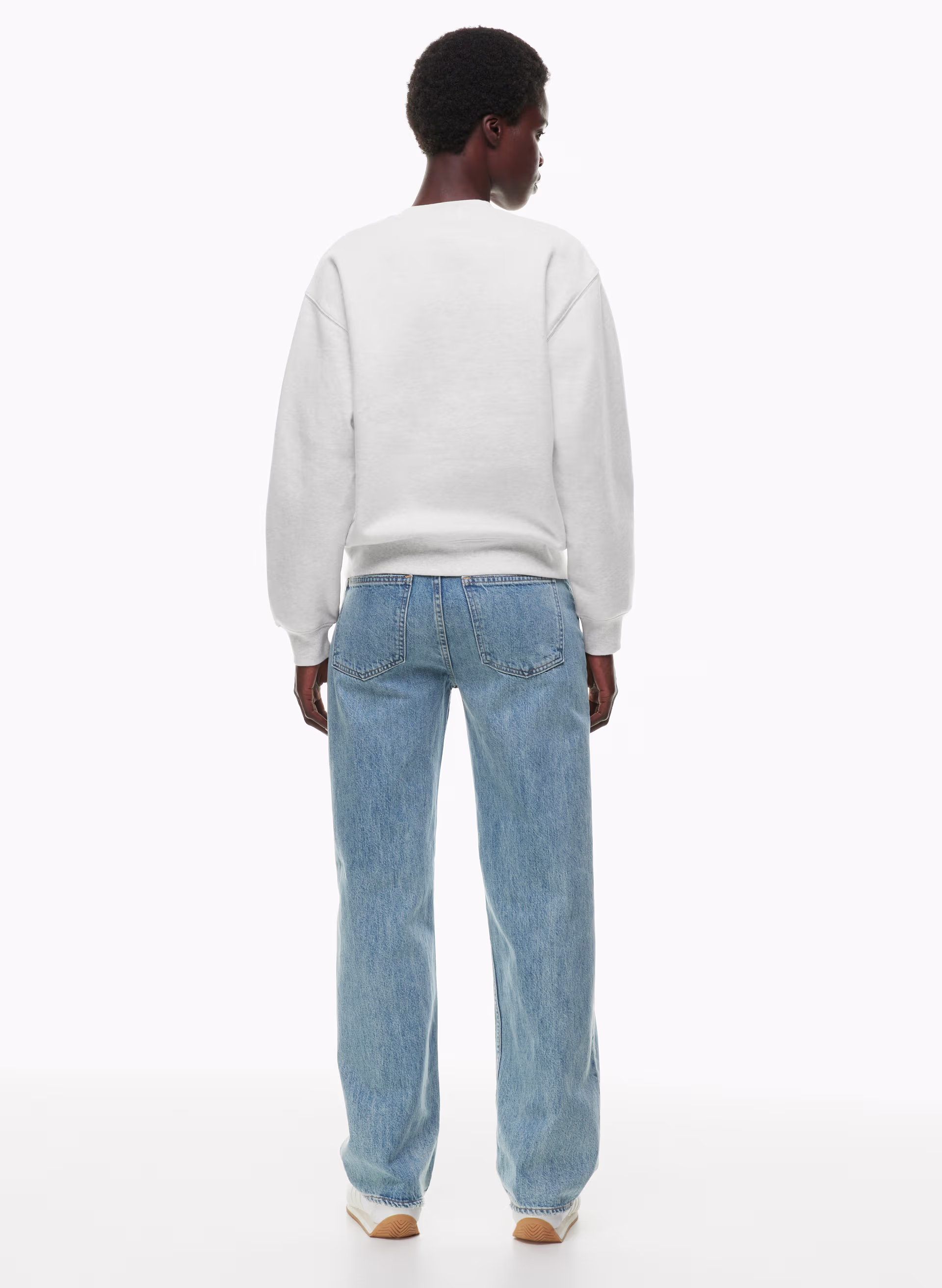 Cozy Sweatfleece Perfect Crew Sweatshirt