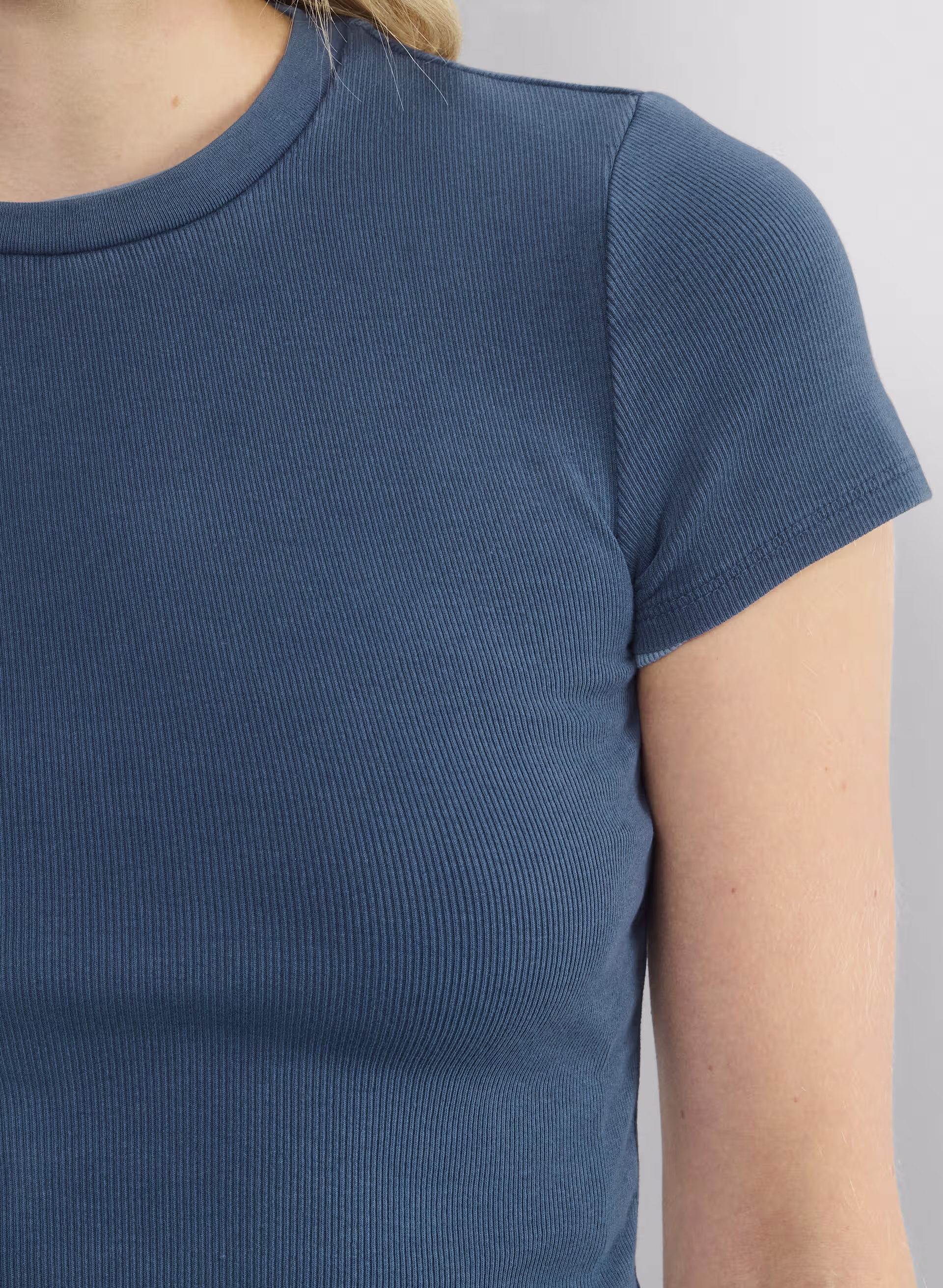 HomeStretch™ Rib Crew T-Shirt