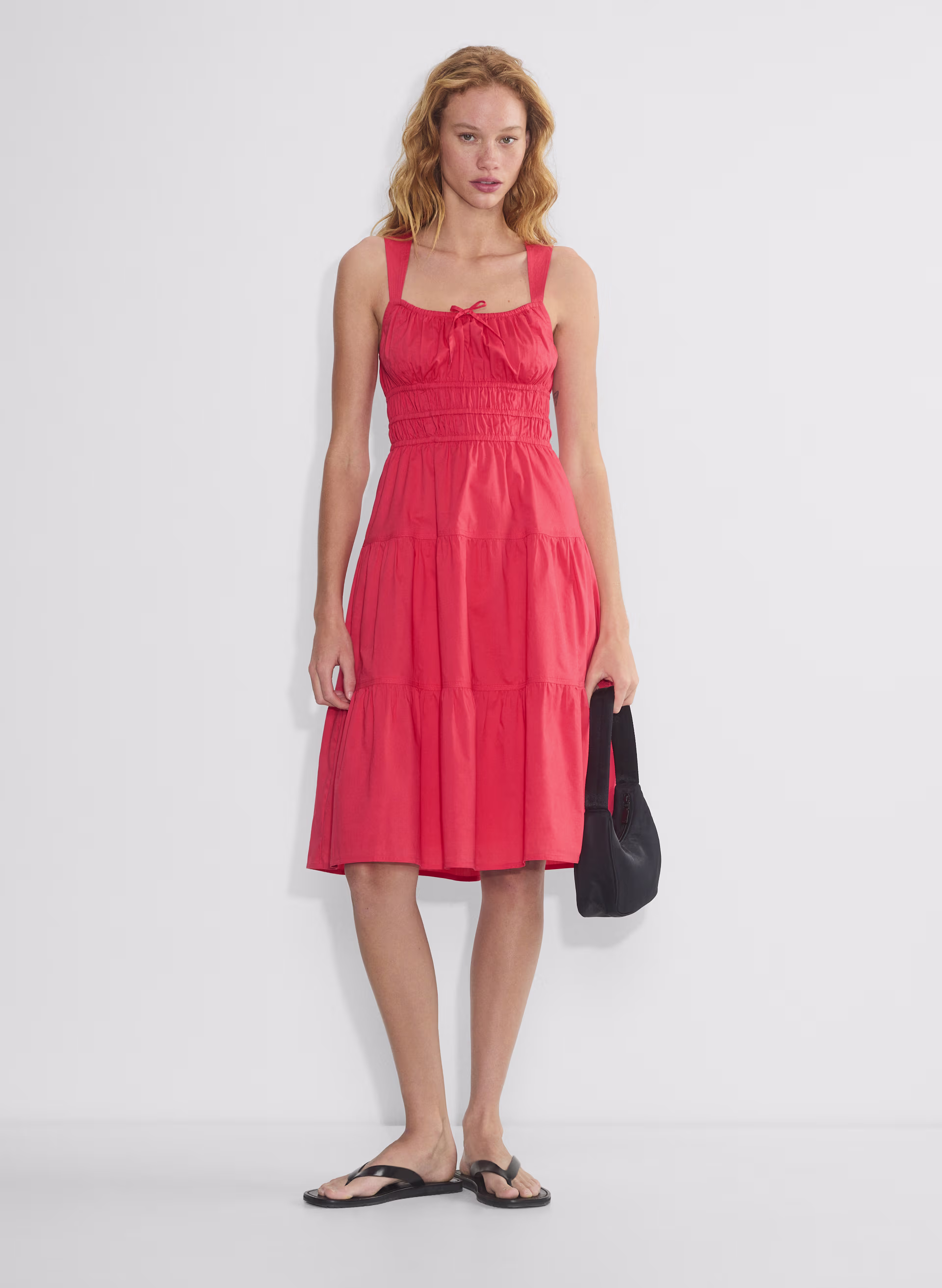 Martine Poplin Midi Dress