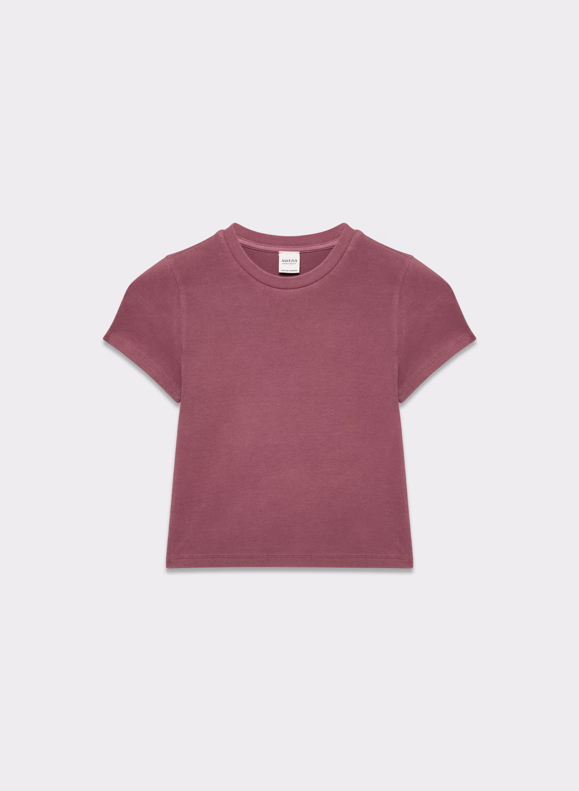 HomeStretch™ Rib Crew Waist T-Shirt