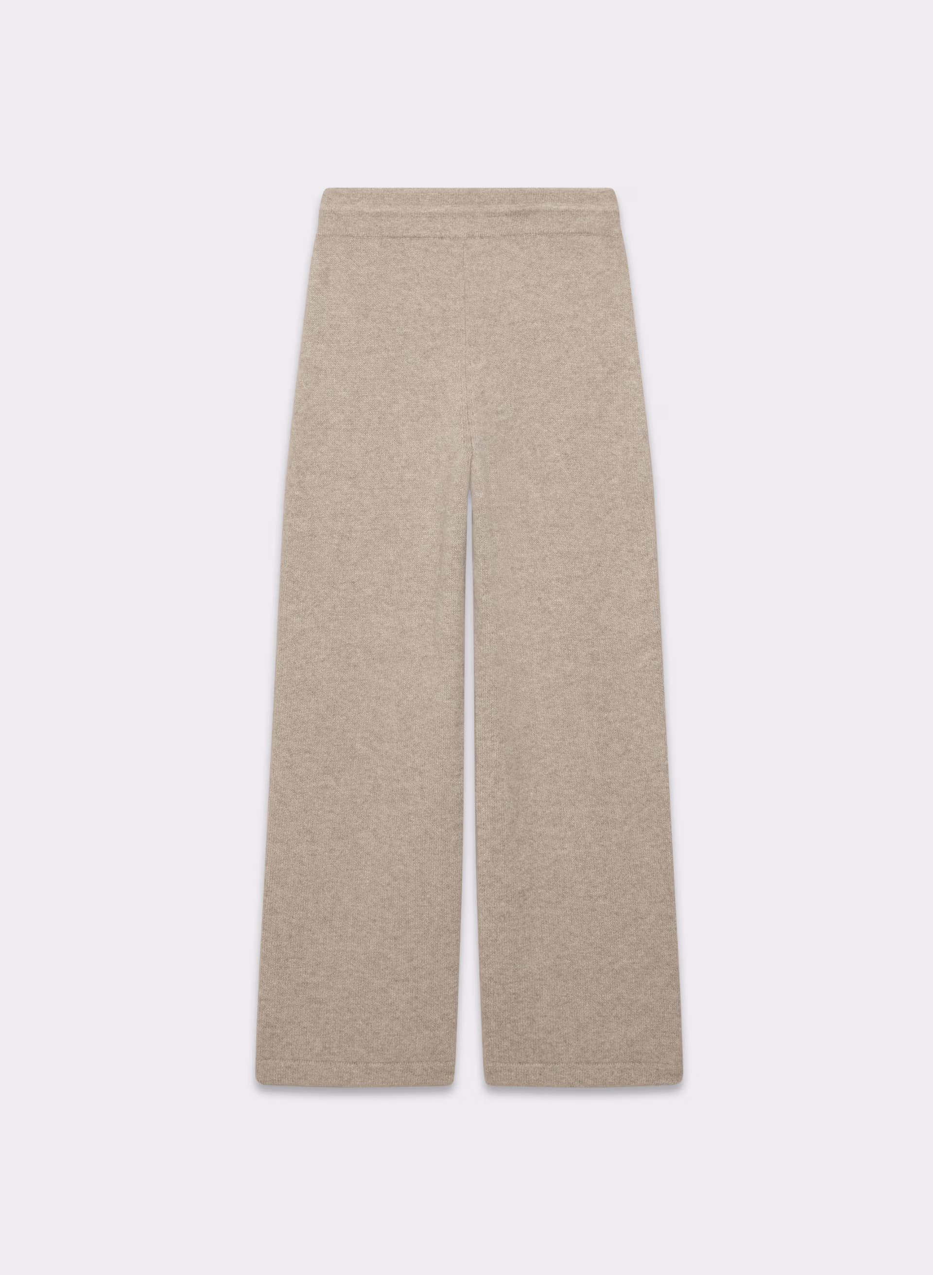 Essential Cashmere Hi-rise Wide Pant