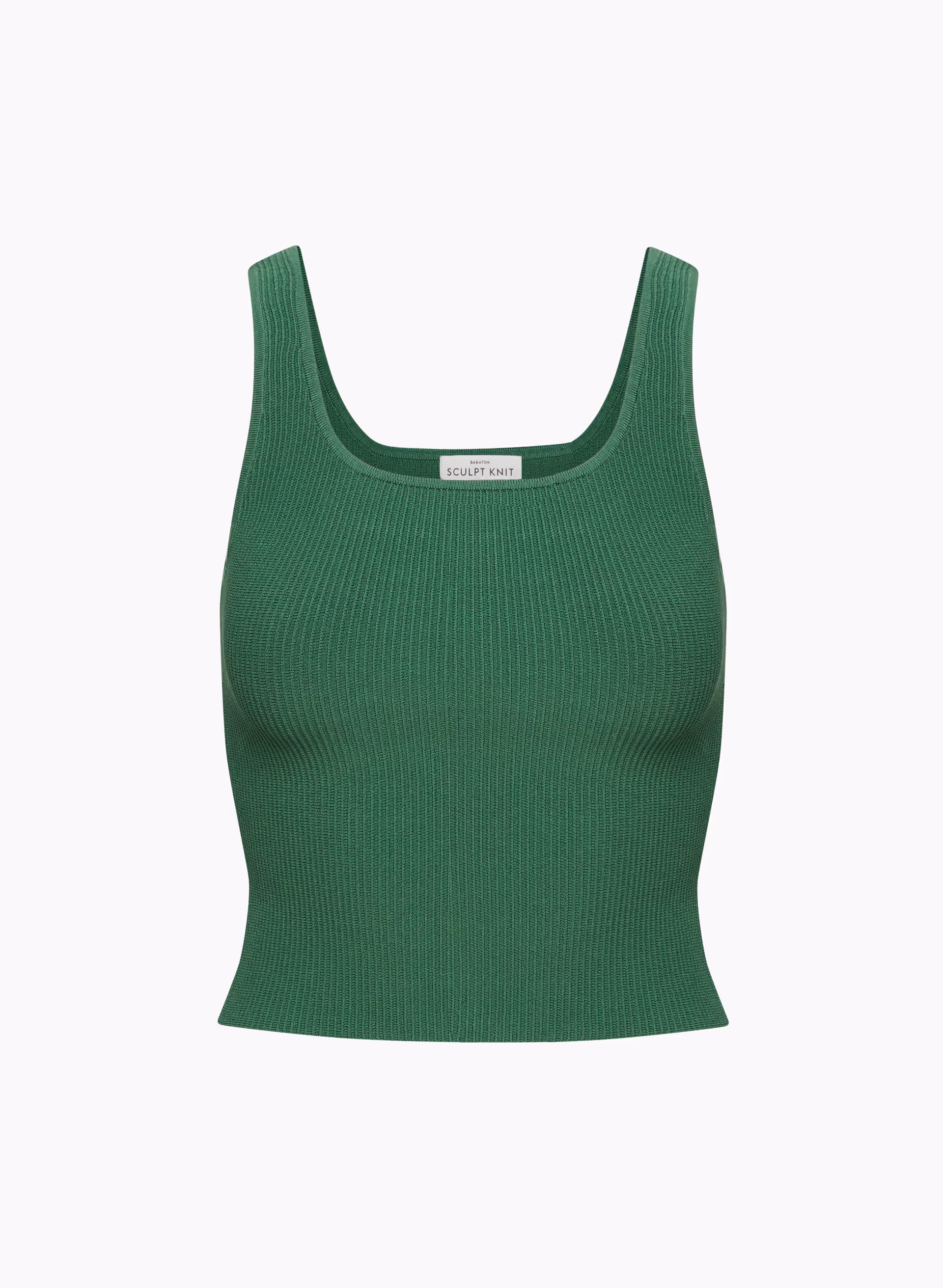 Sculpt Knit Squareneck Tank