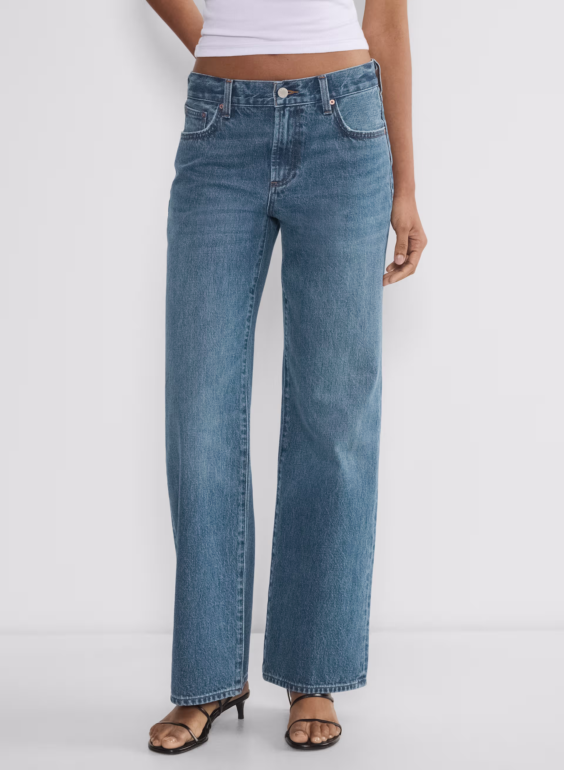 The Farrah Lo-rise Wide Jean