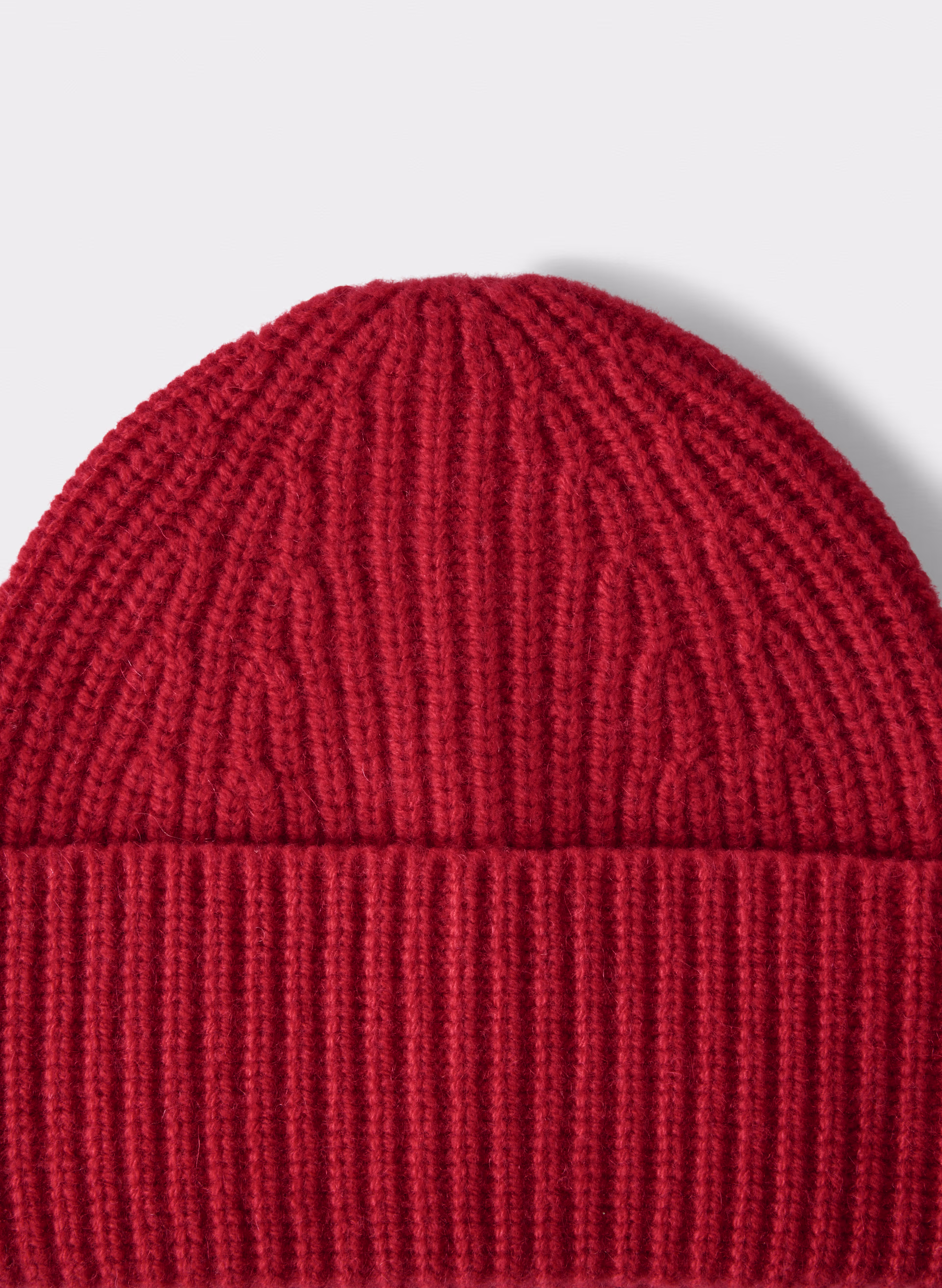 Cashmere Rib Beanie