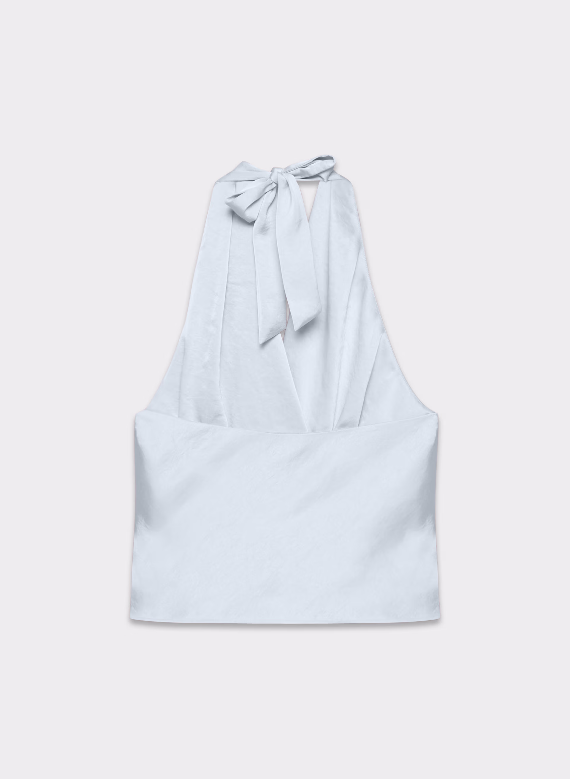 Martini Satin Halter Blouse