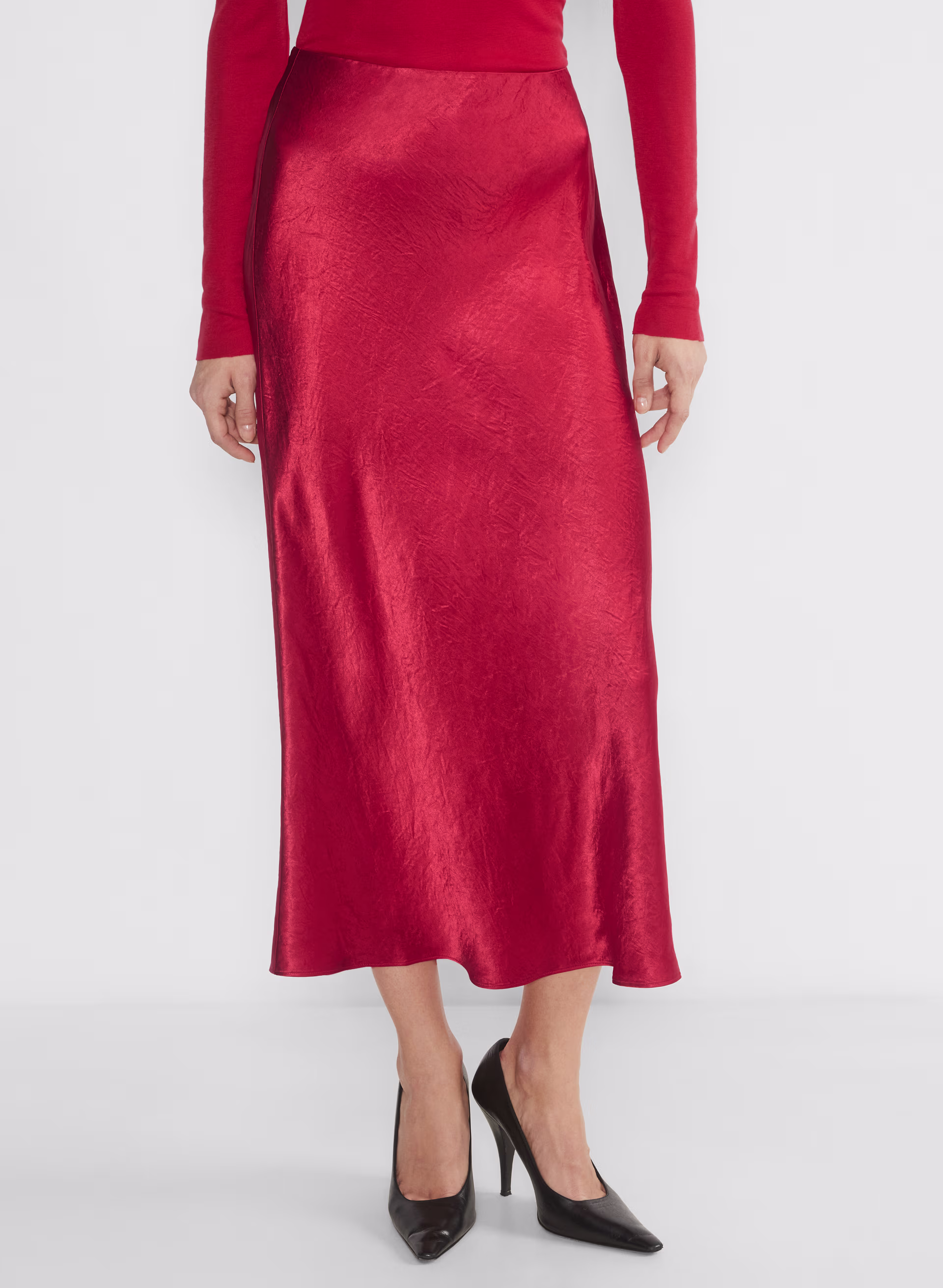 Slip Satin Maxi Skirt