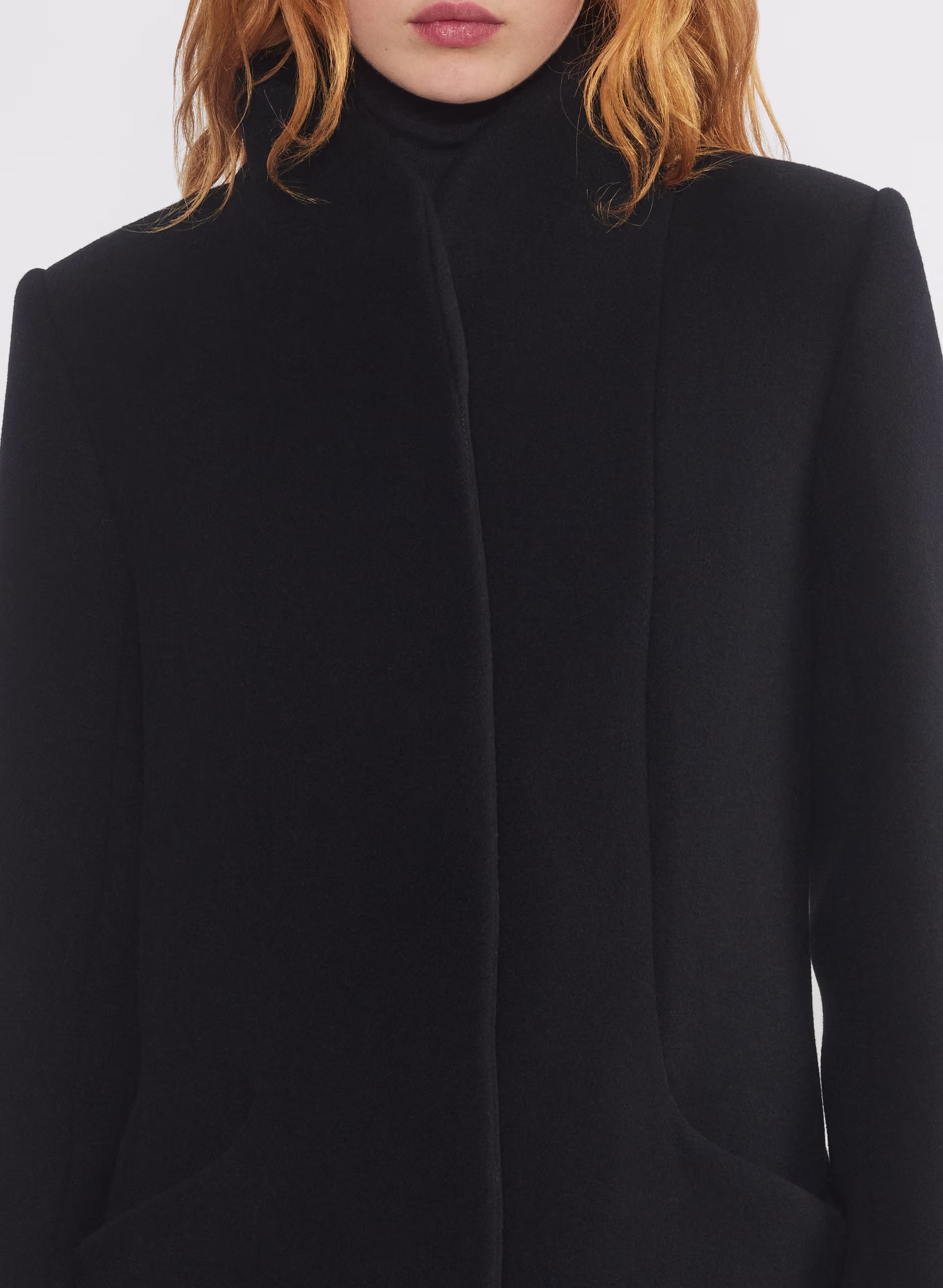 The Cocoon Long Coat - Soft Wool Cashmere