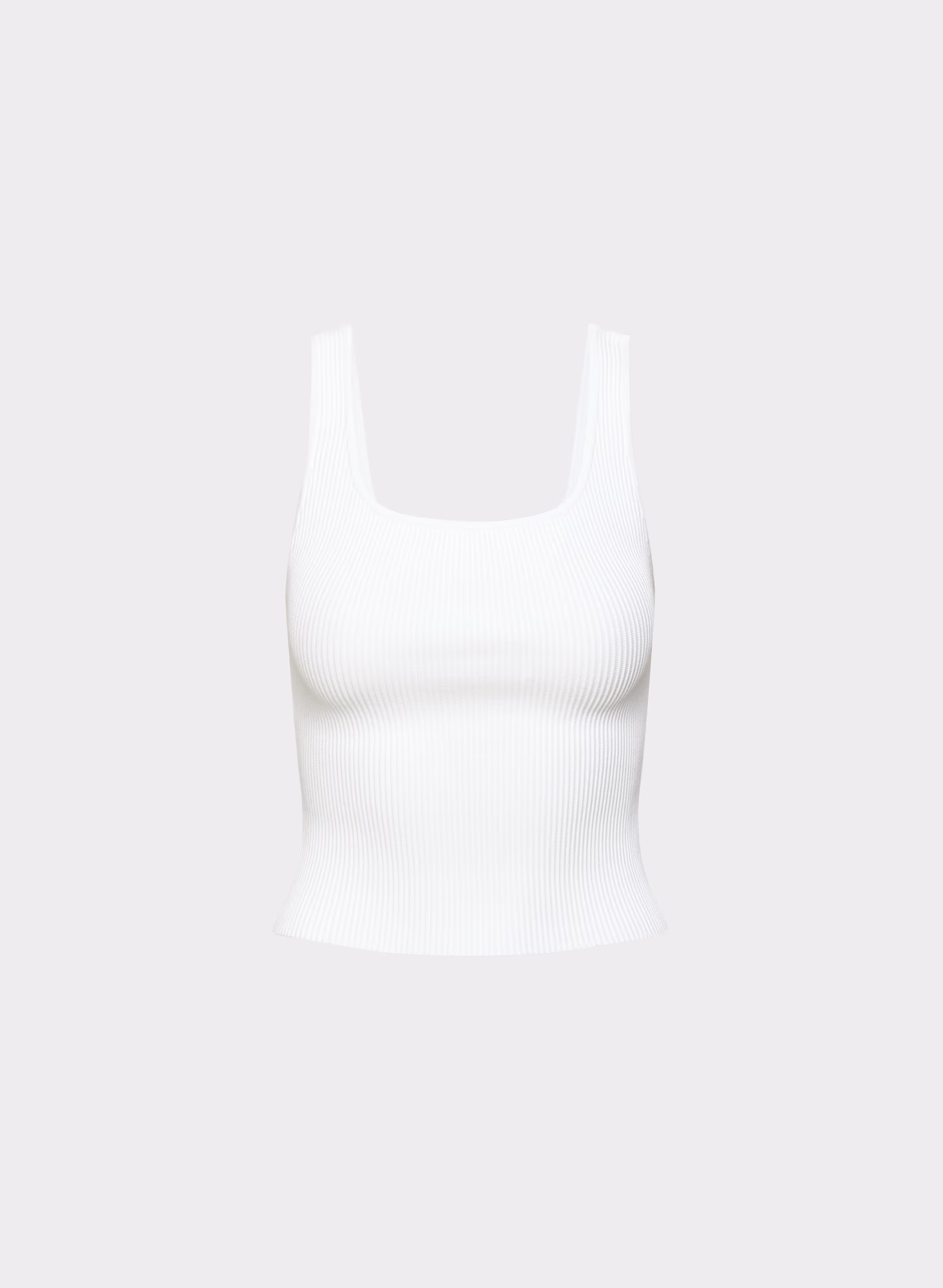 Sculpt Knit Squareneck Tank
