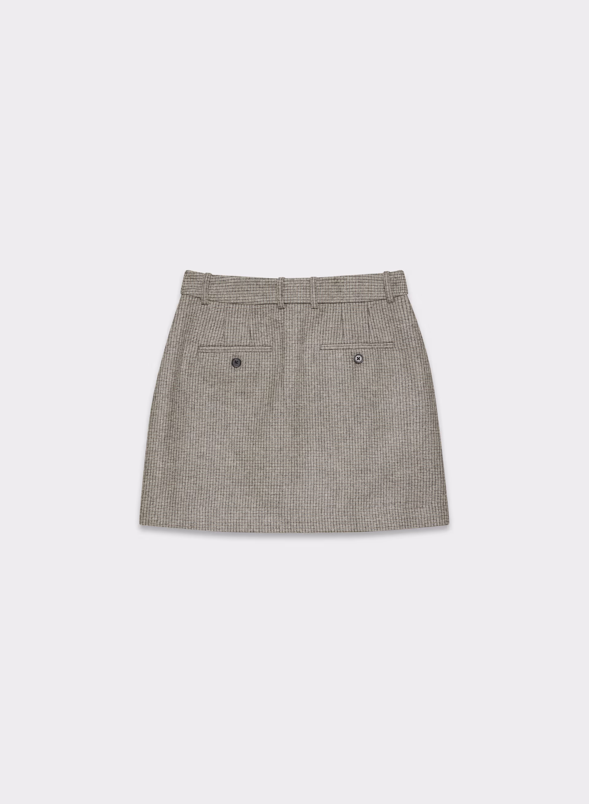 Chisel Skirt - Precision Wool
