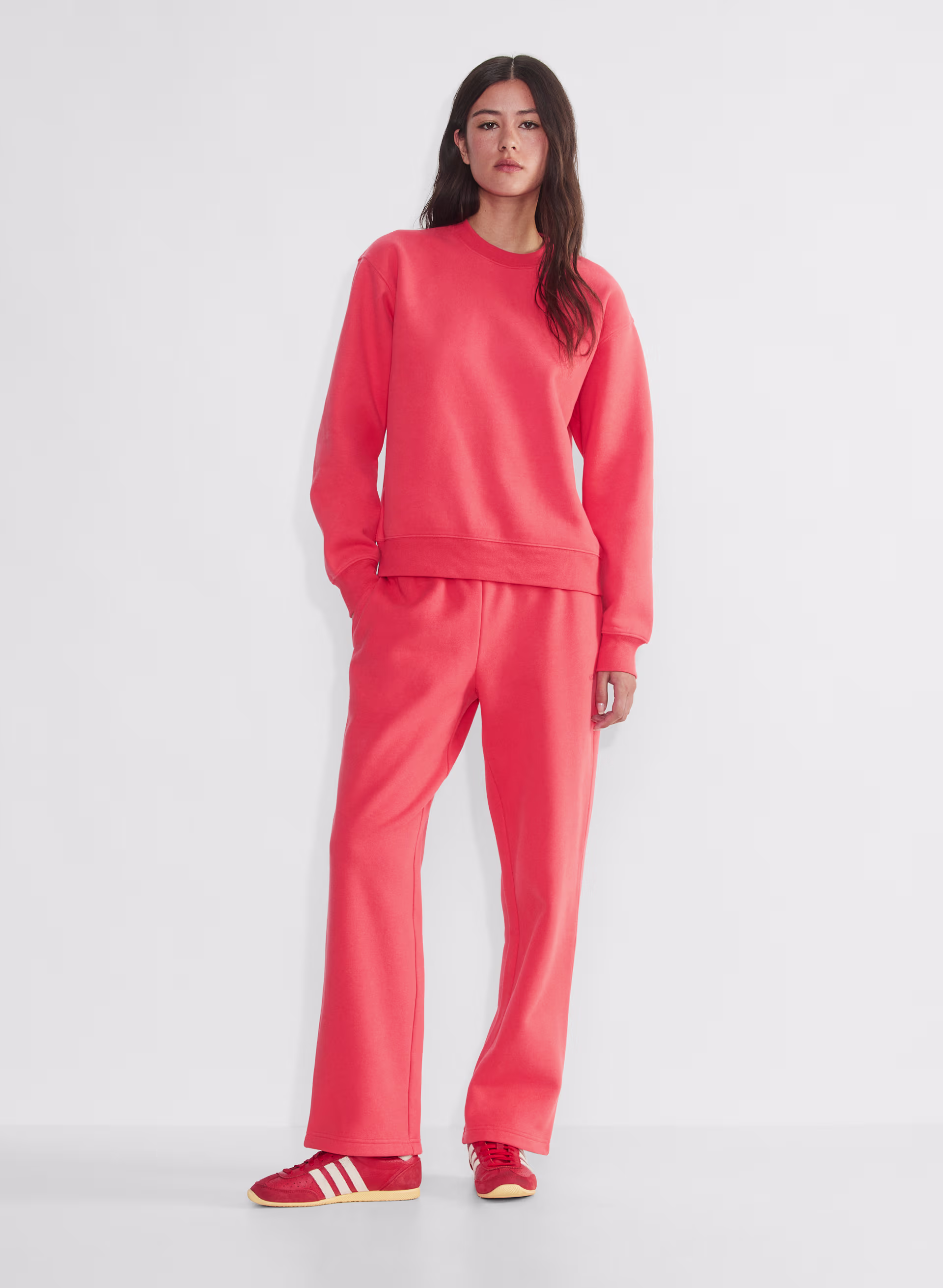 Cozy Sweatfleece Perfect Crew Sweatshirt