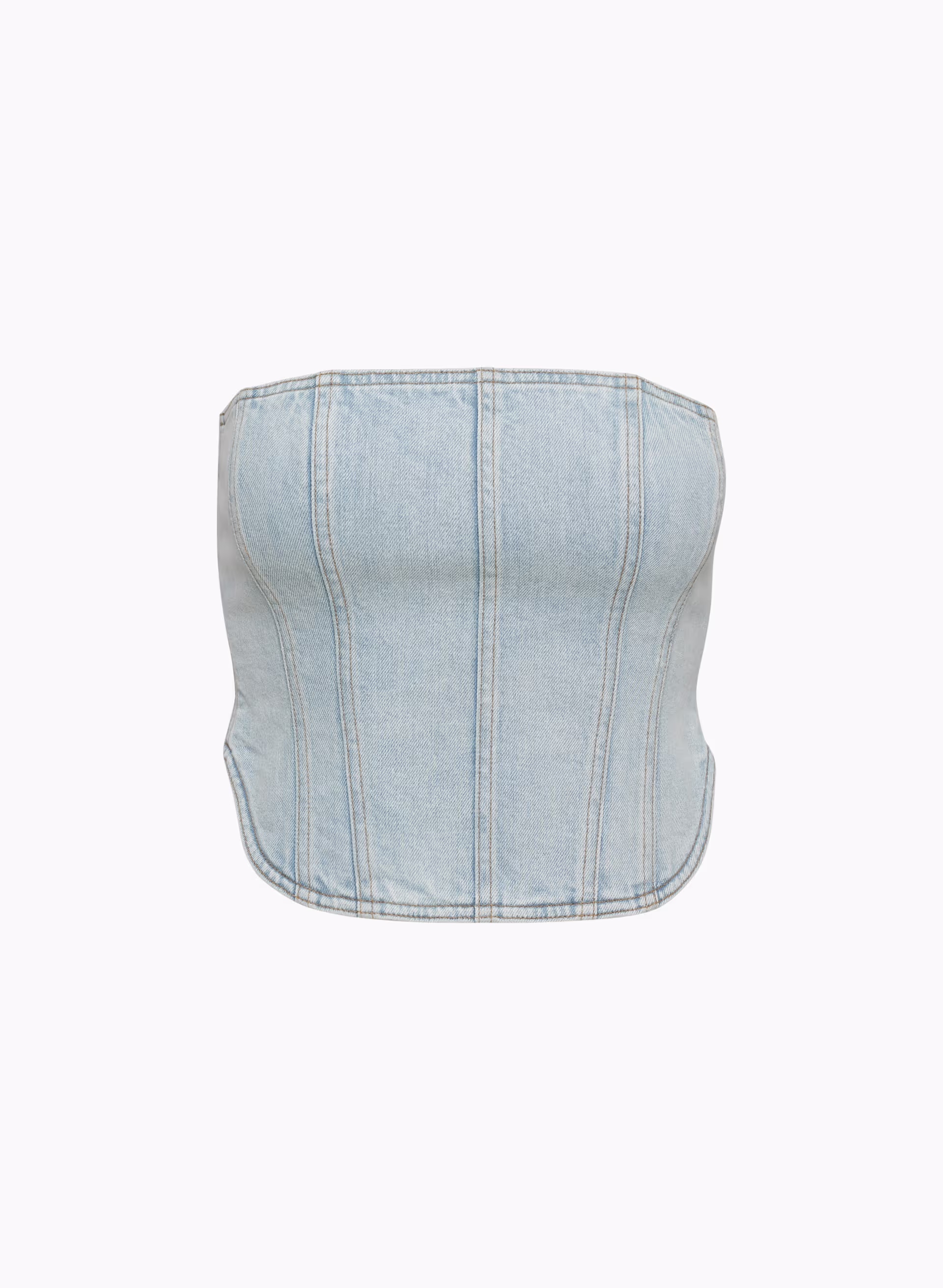 The '90s Debbie Denim Bustier