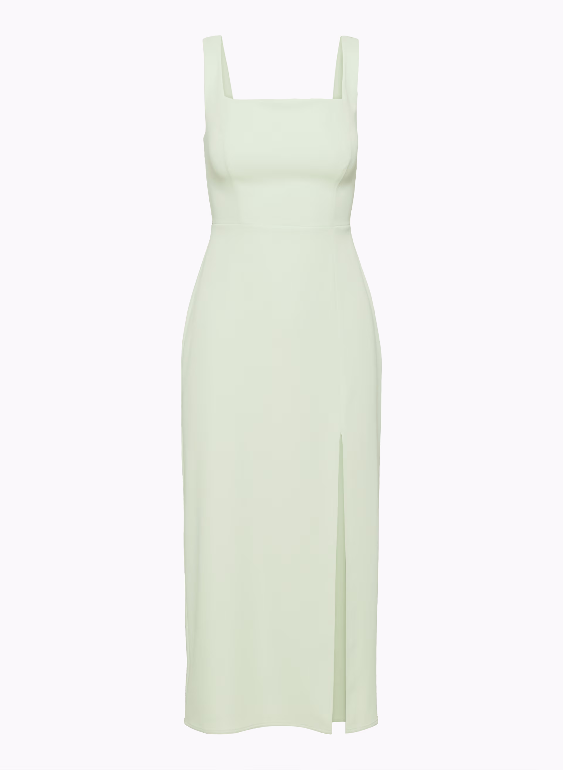 90s Slit Satin Midi Dress