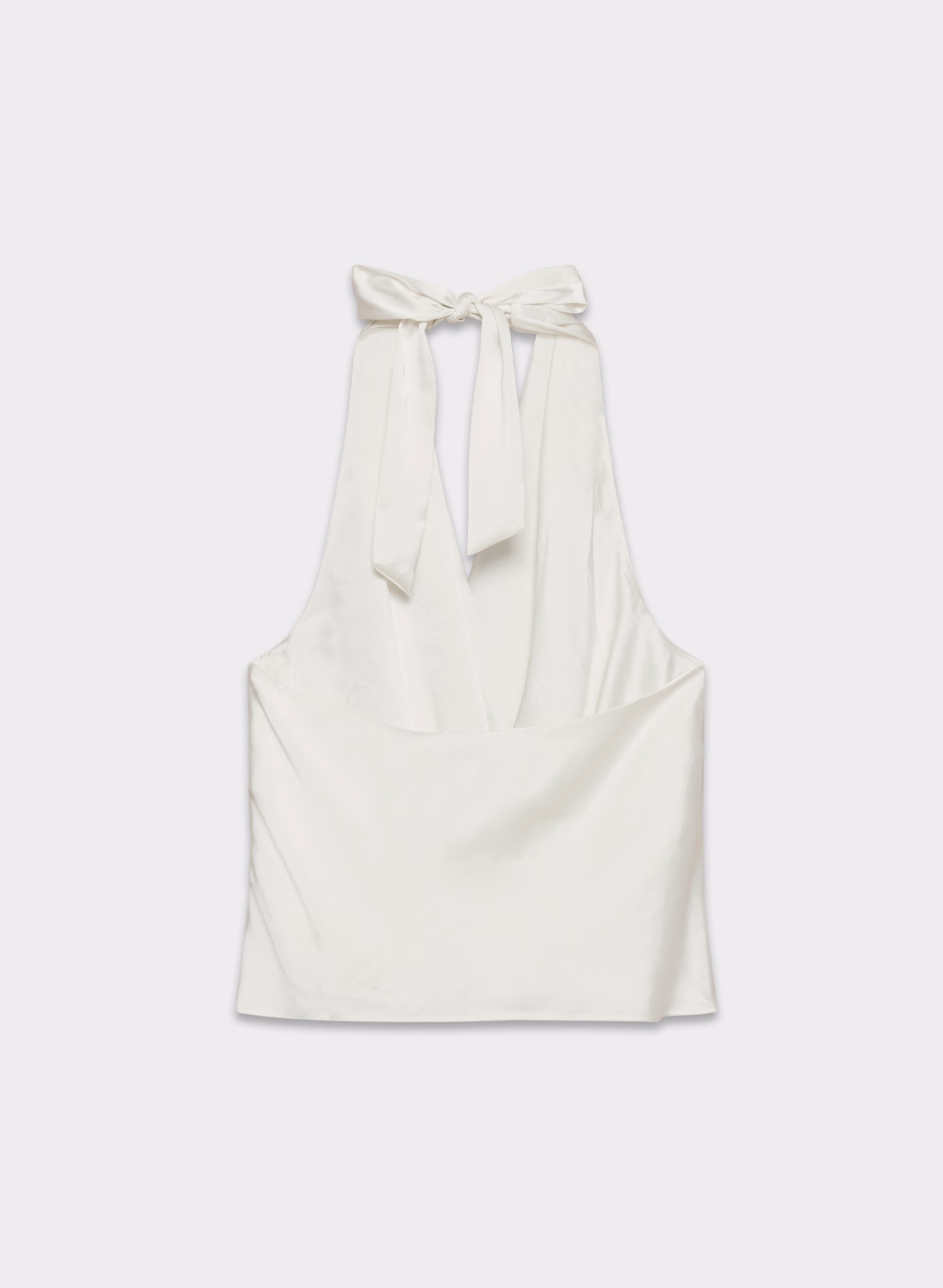 Martini Satin Halter Blouse