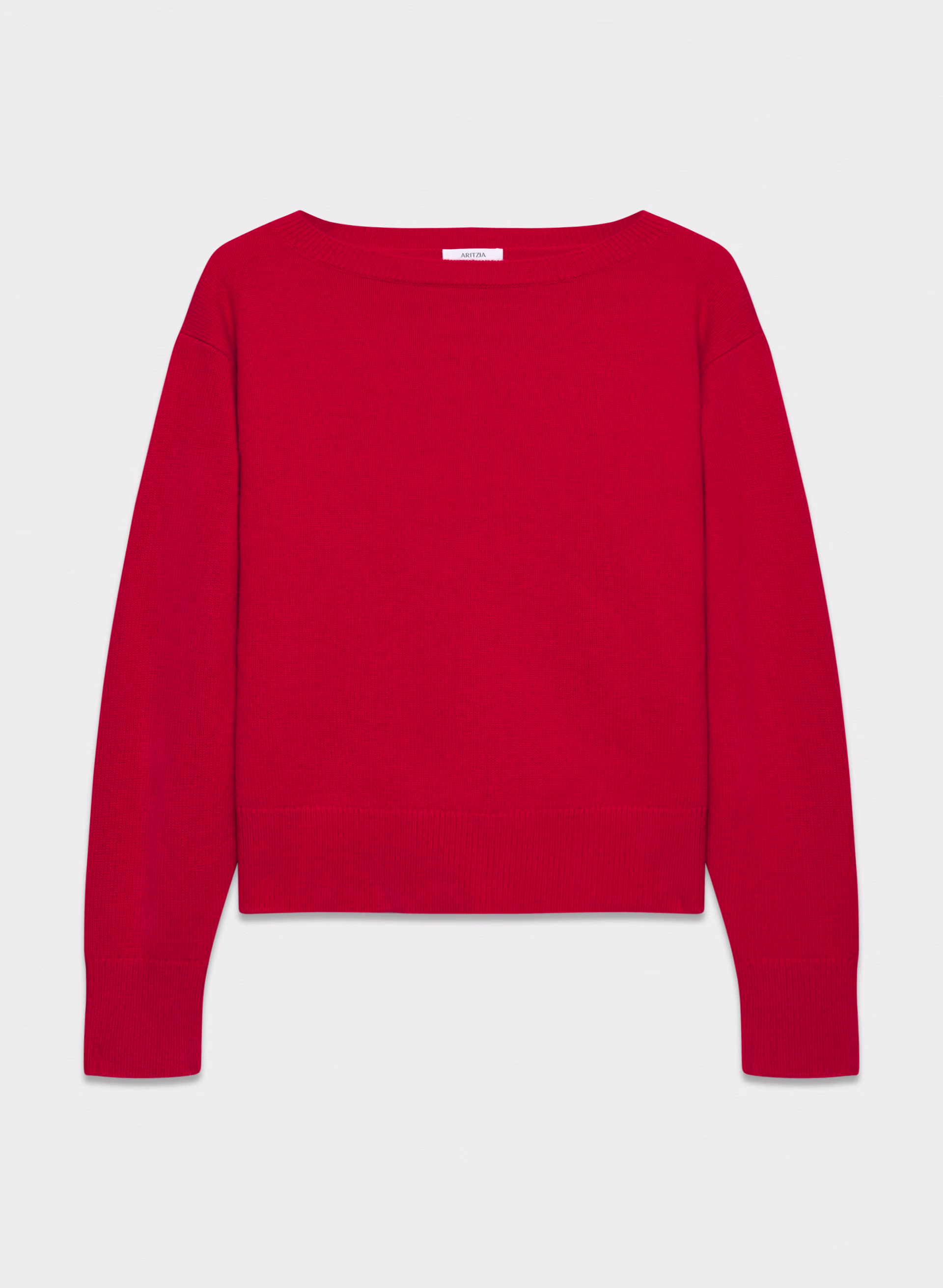 Essential Cashmere Relaxed Boatneck Sweater