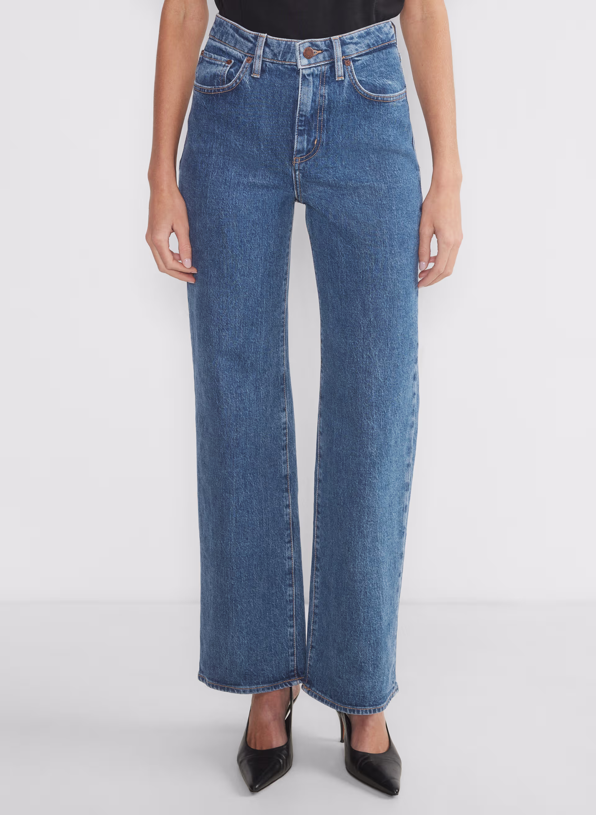 Denim Forum Remy Hi-rise Wide Jean