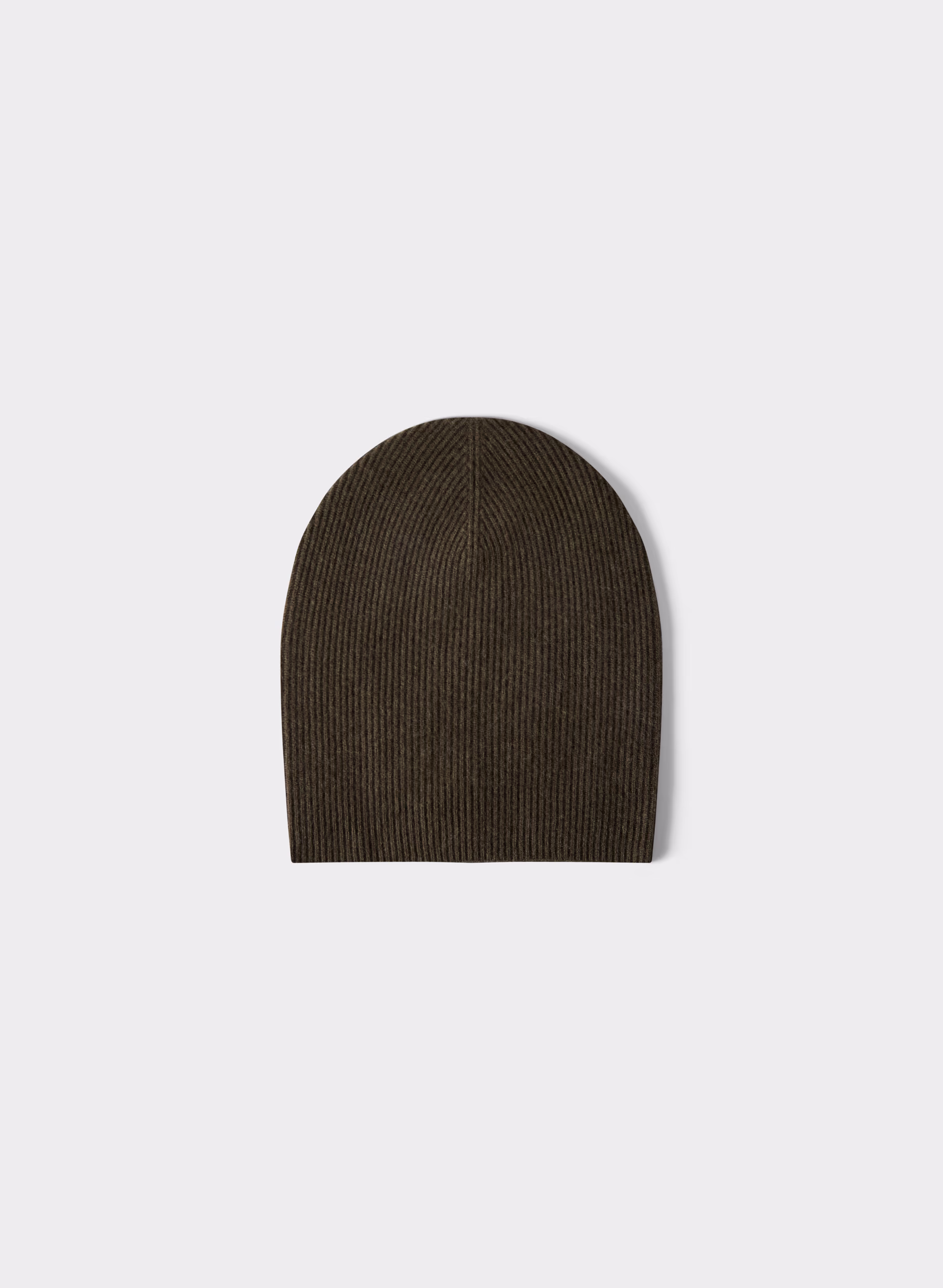 Cashmere Rib Slouchy Beanie