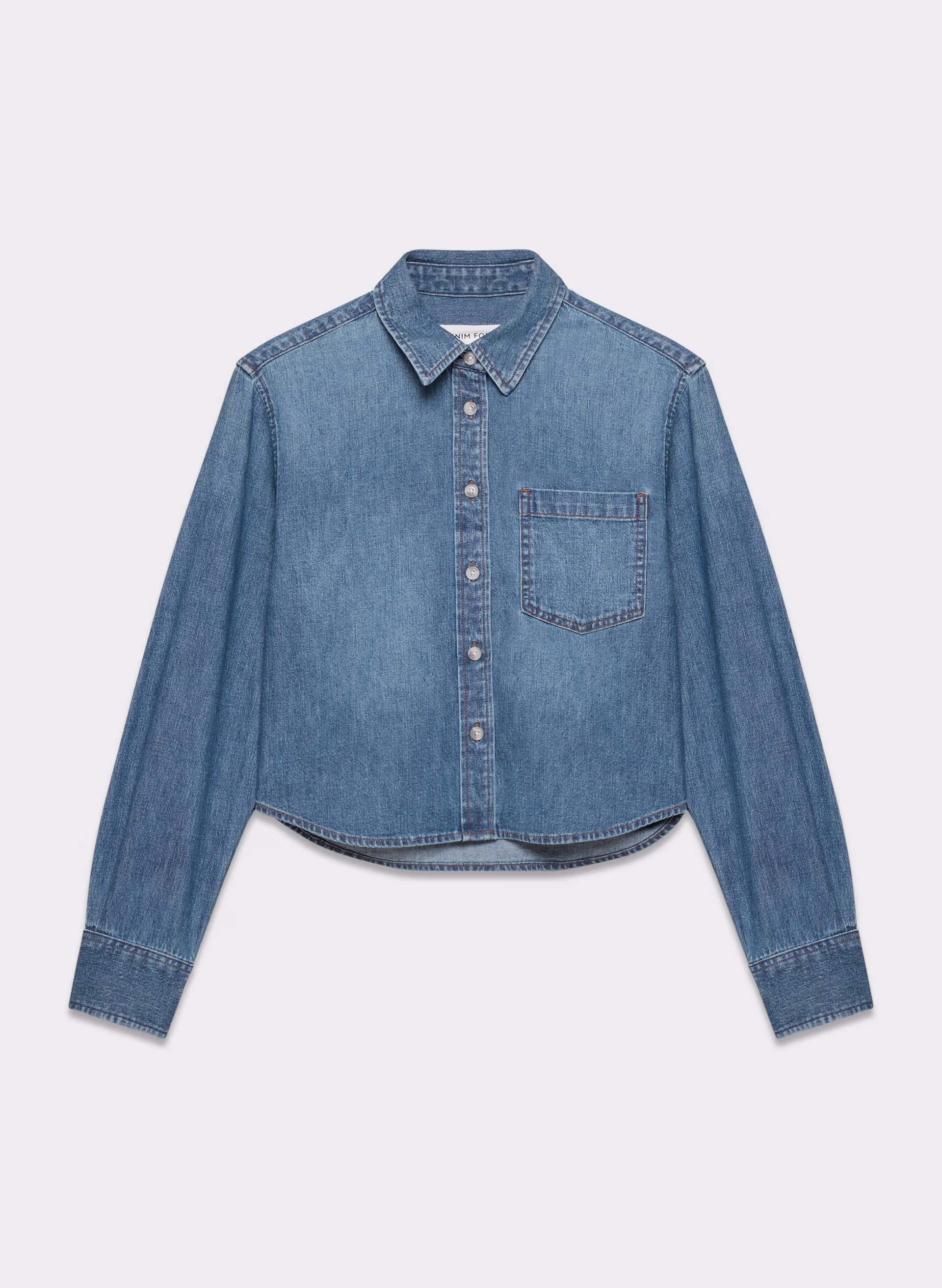 Denim Forum The ’80s Comfy Waist Denim Shirt