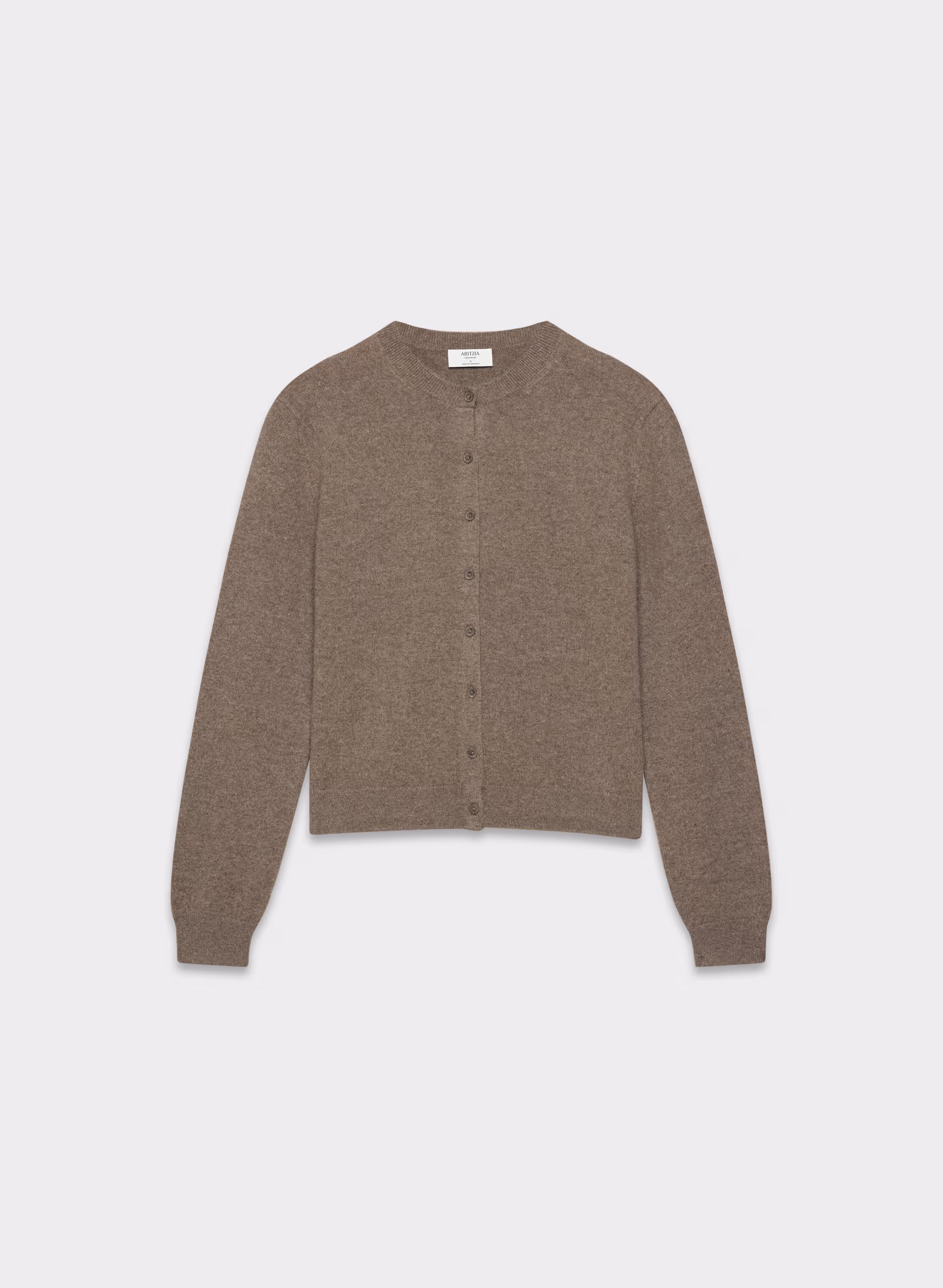 Bare Cashmere Crew Cardigan