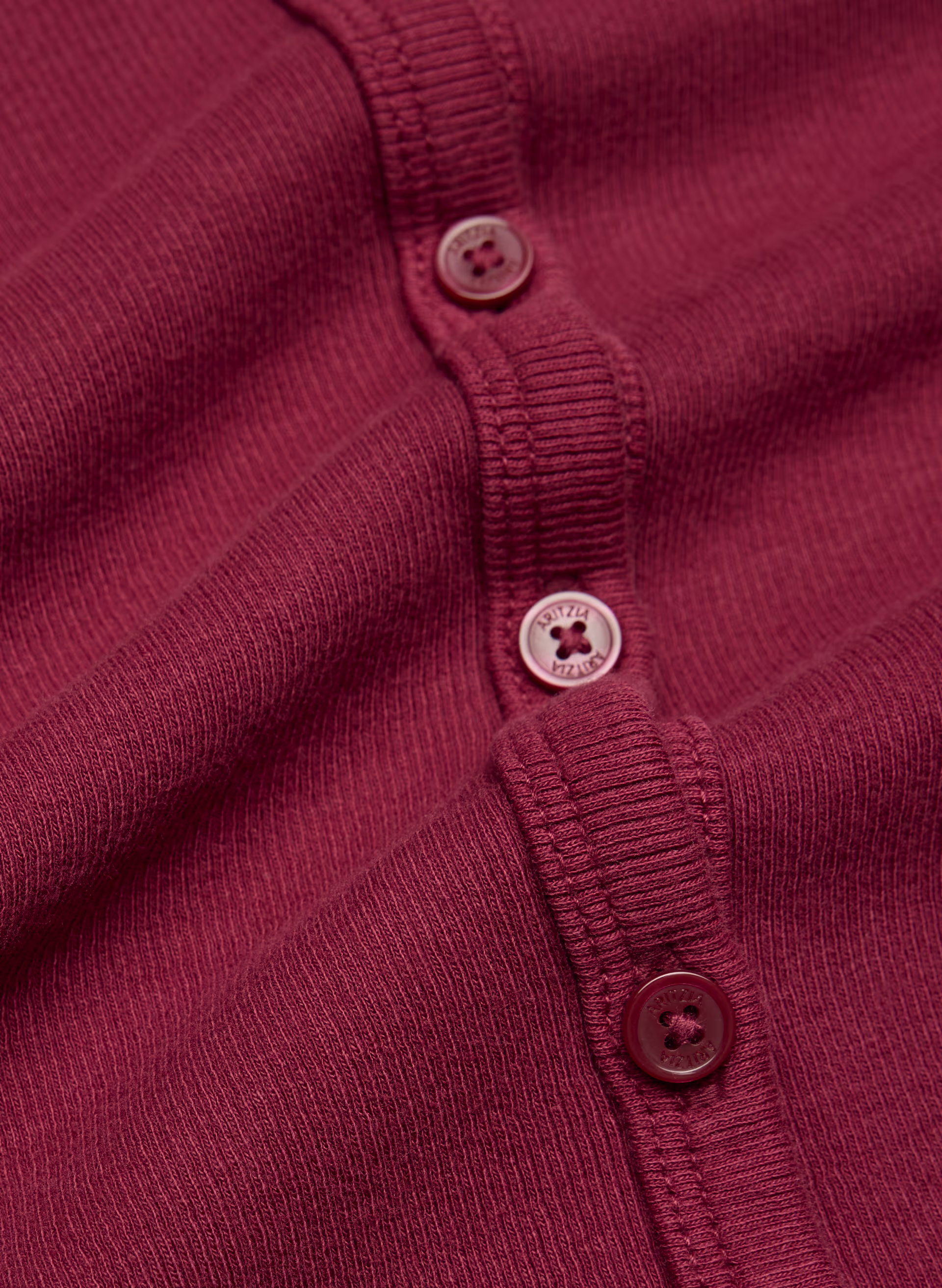 Homestretch™ Rib Crew Button-up