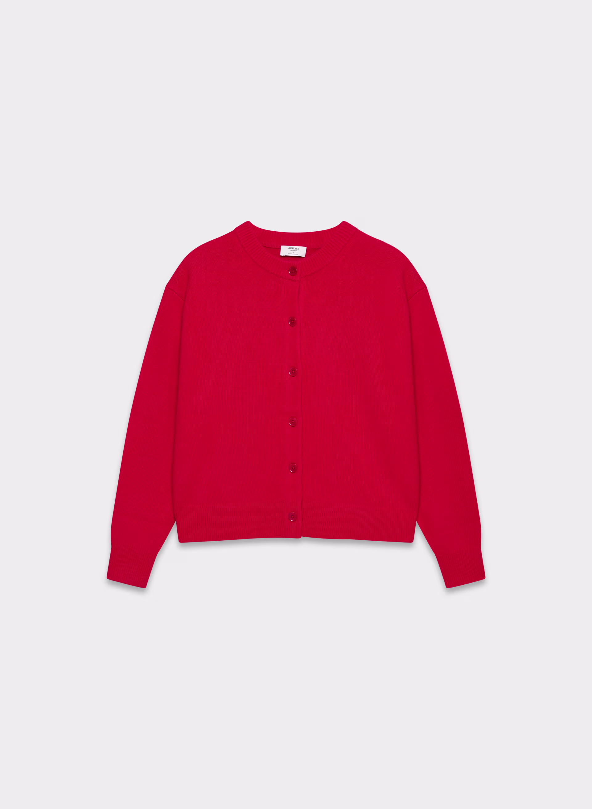 Essential Cashmere Relaxed Crew Cardigan