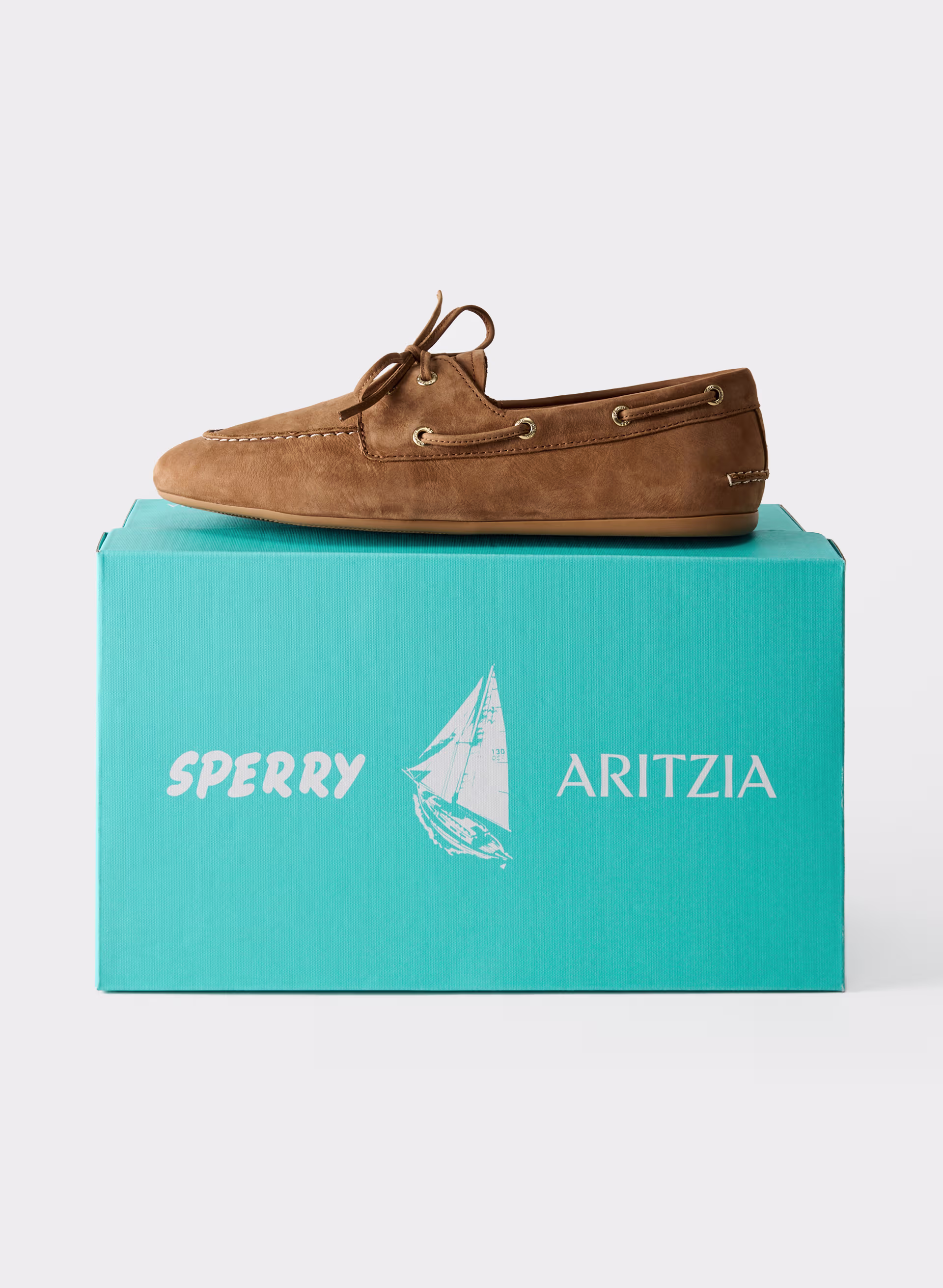 Sperry x Aritzia Slim Boat Shoe - Nubuck Leather