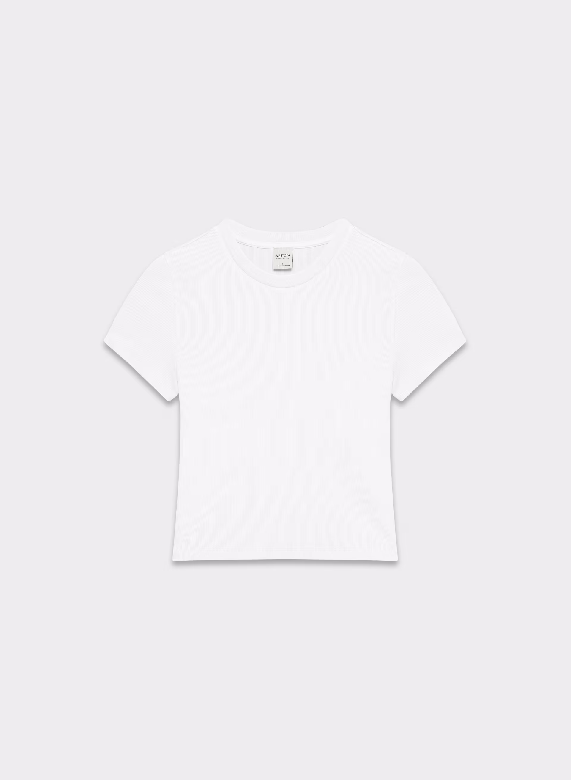HomeStretch™ Rib Crew Waist T-Shirt