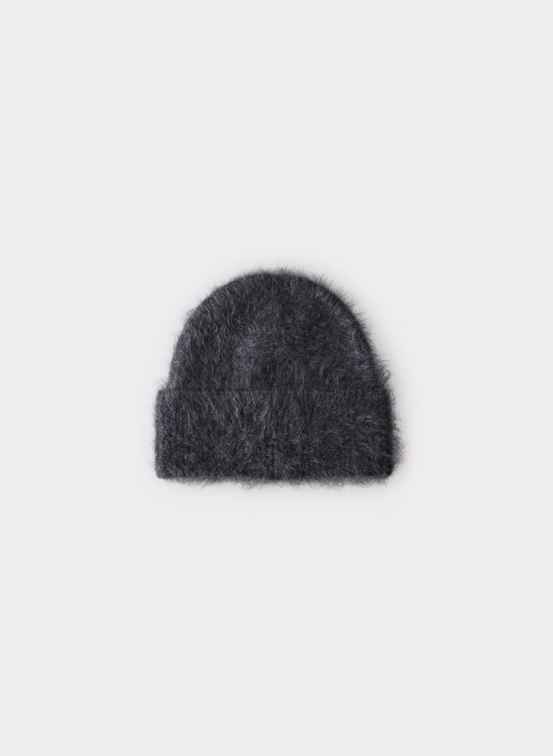 Brushed Cashmere Cuffed Beanie