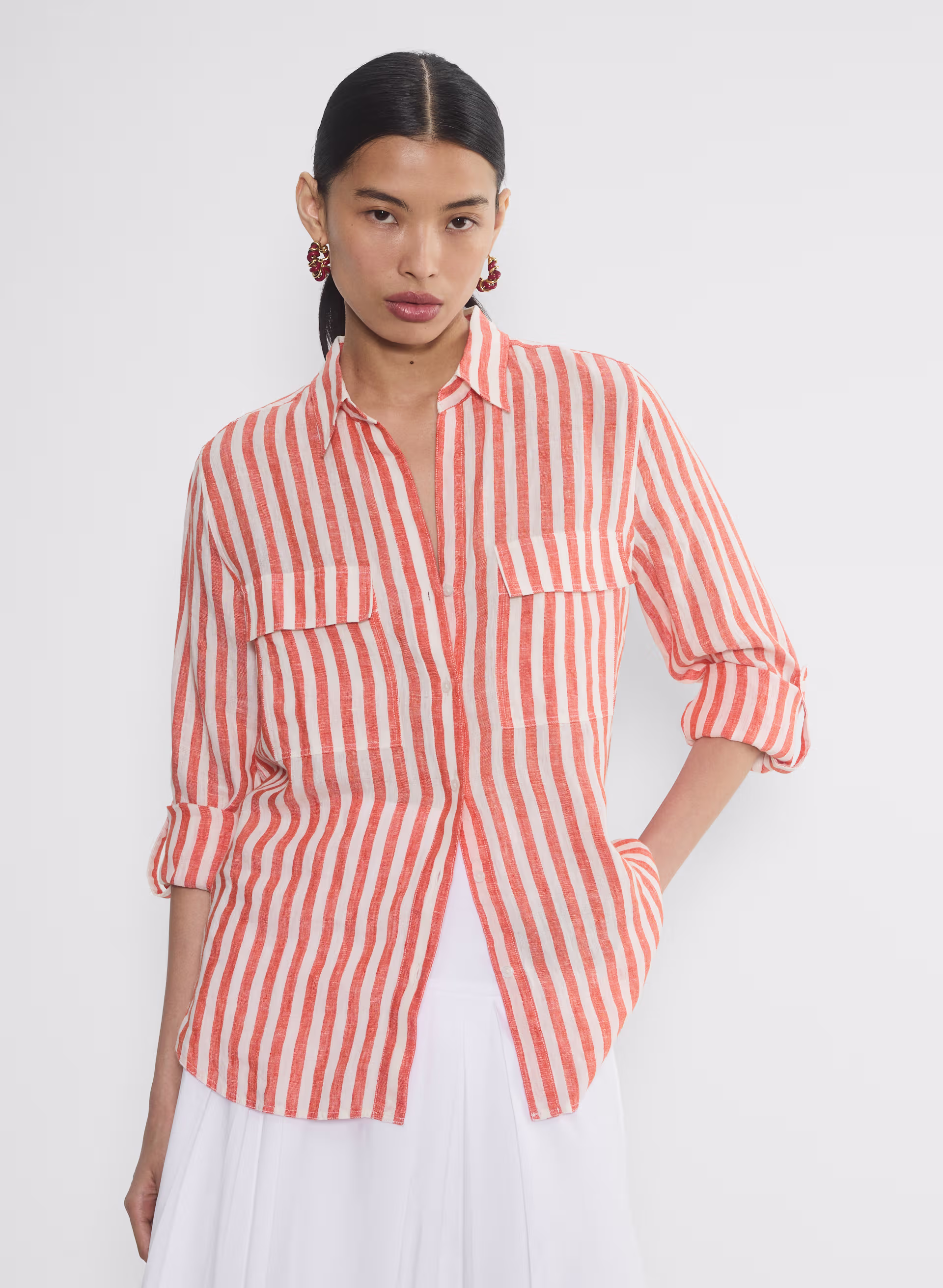 Utility Linen Shirt