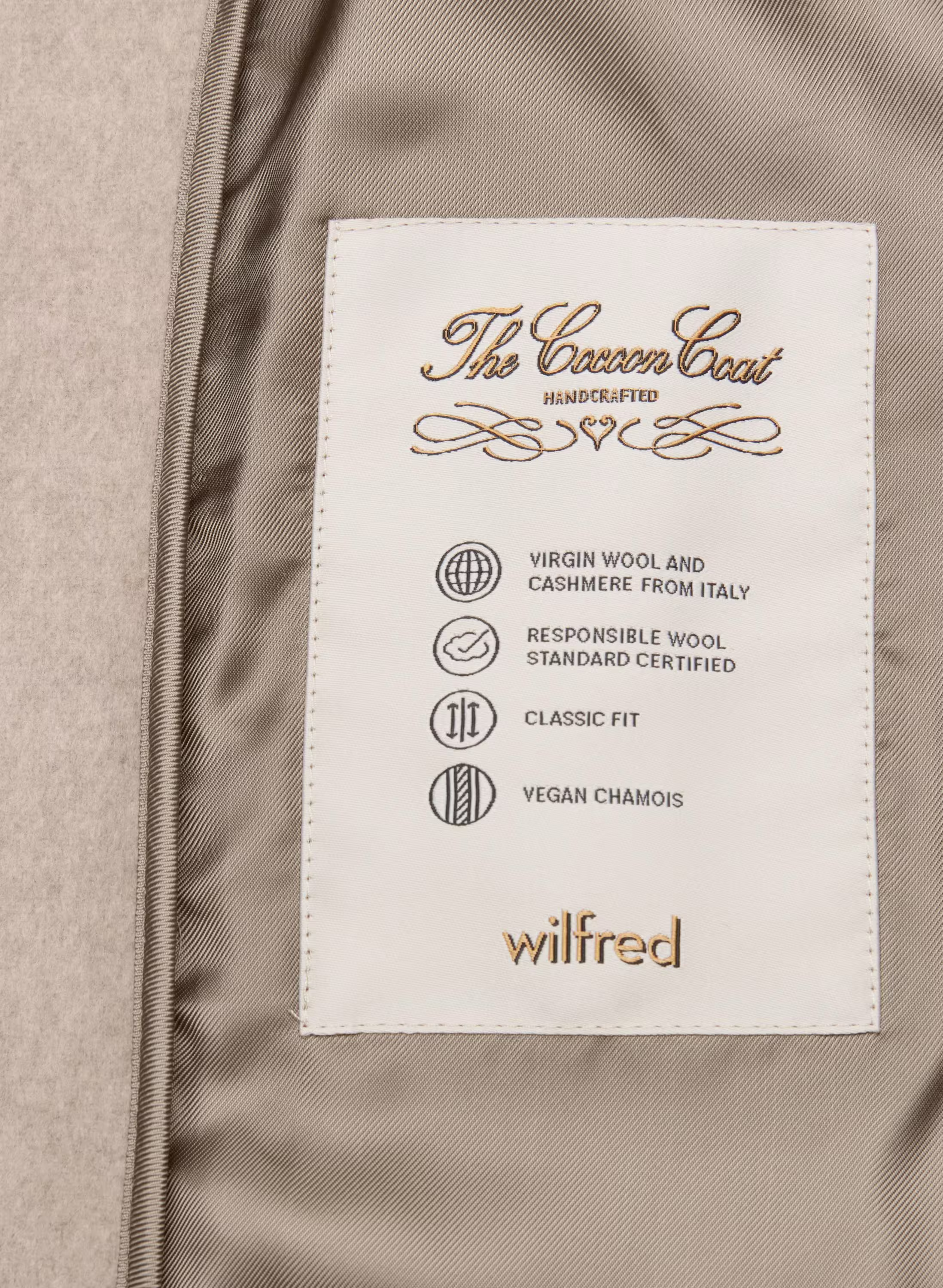 The Cocoon Coat New - Wool Cashmere