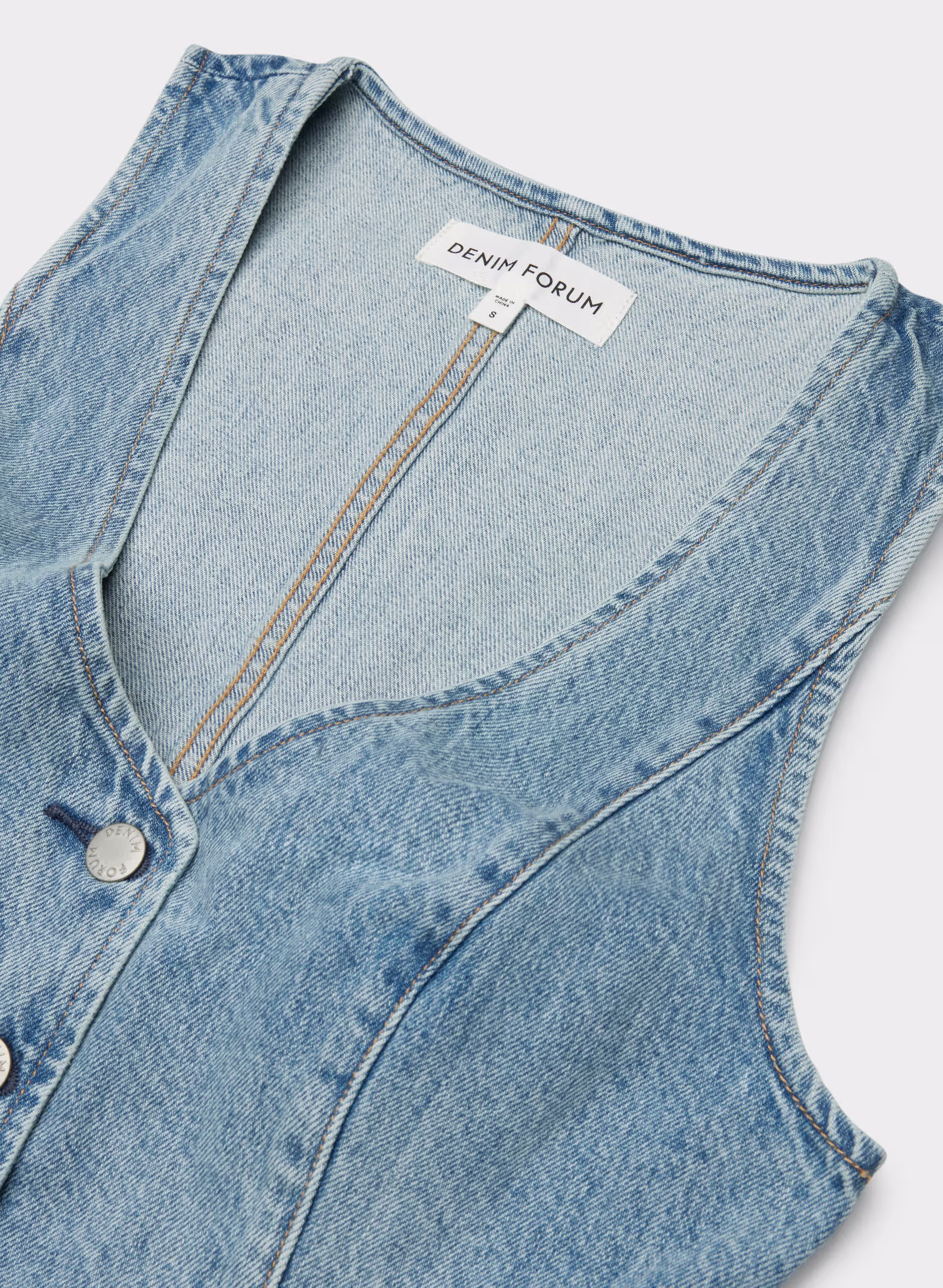 The '90s Mia Denim Vest