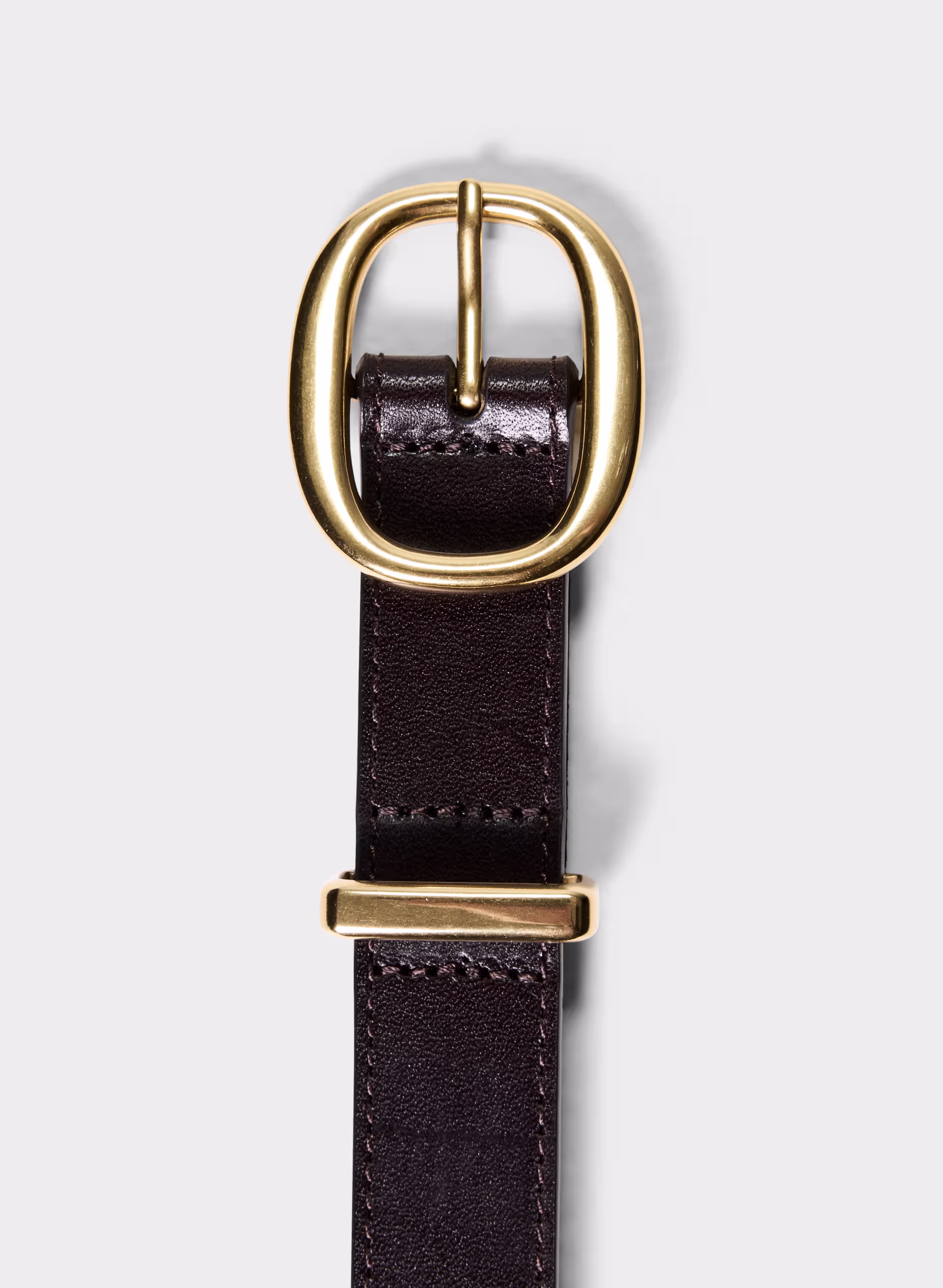 Lifetime Solid Brass Leather Belt