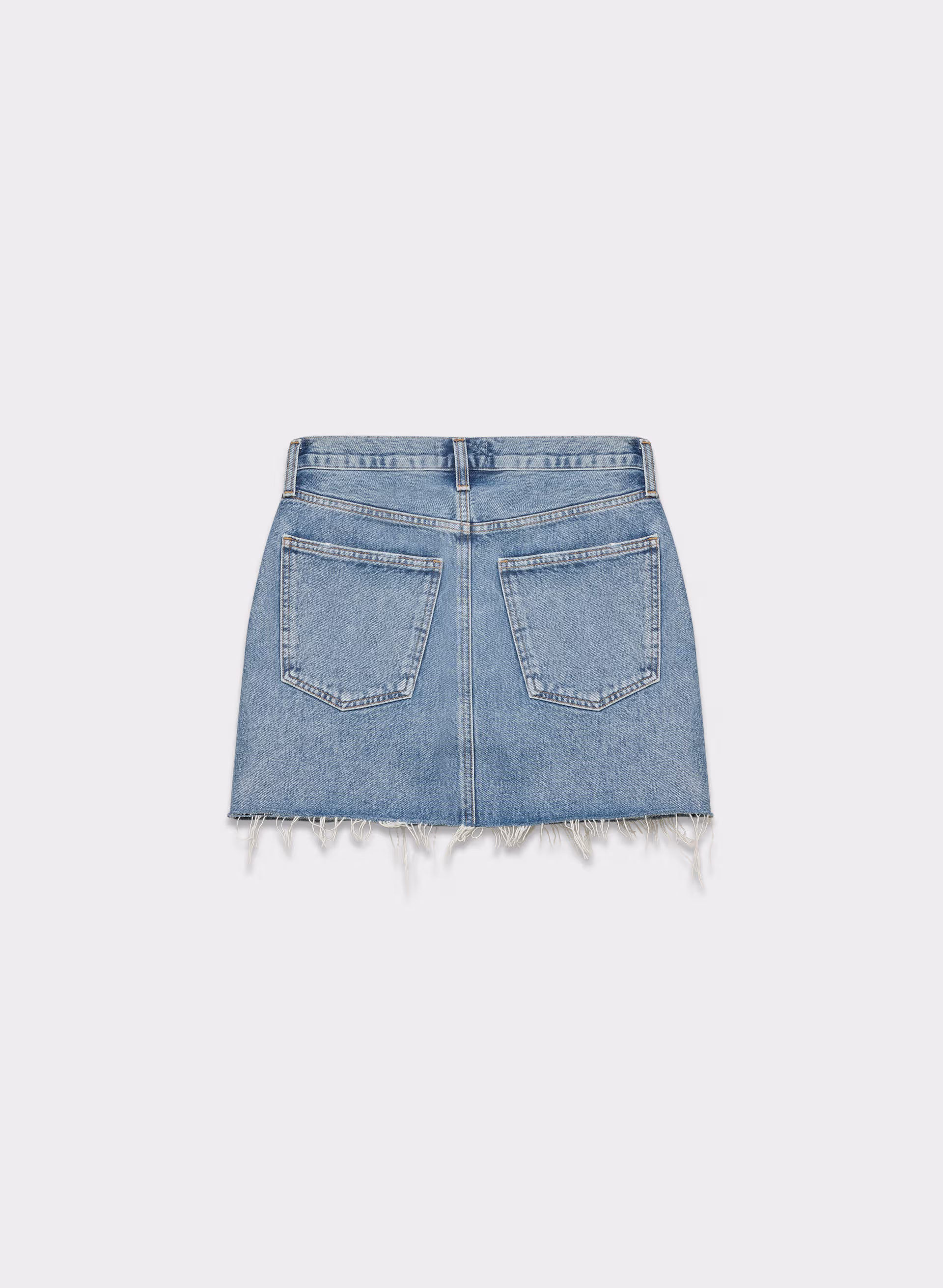 V-waist Mini Skirt
