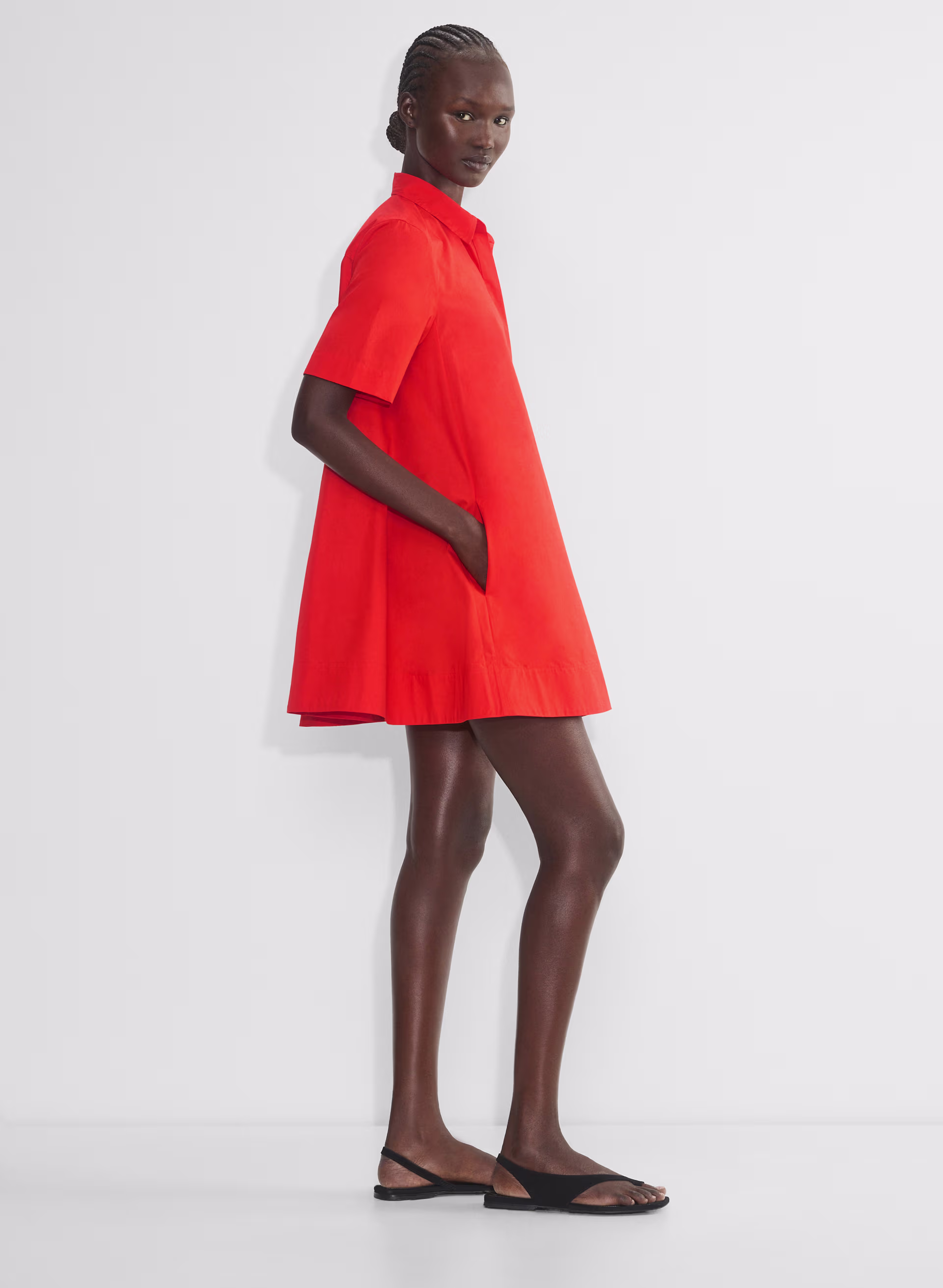 Resolute Poplin Dress