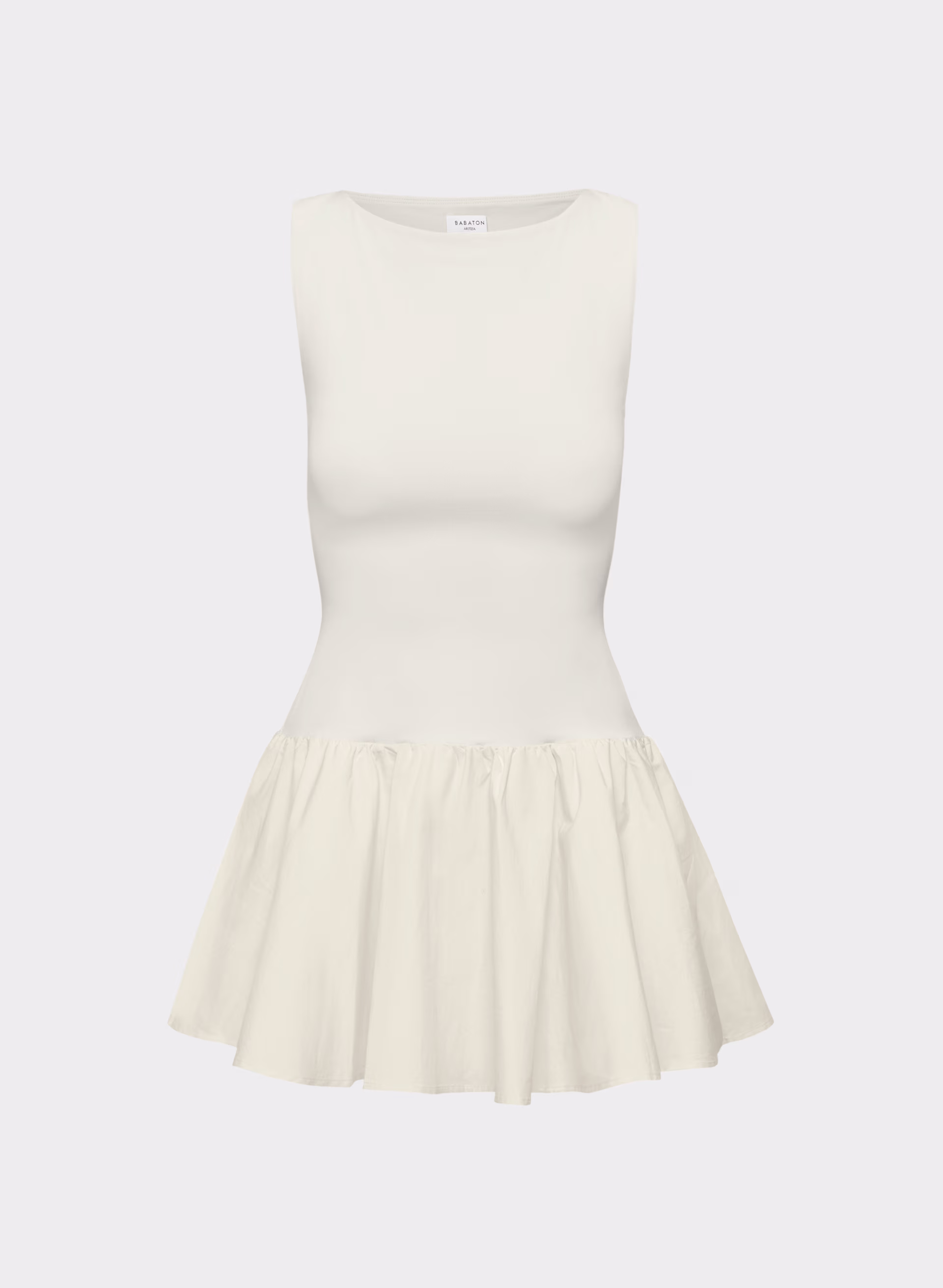 Segment Poplin Dress