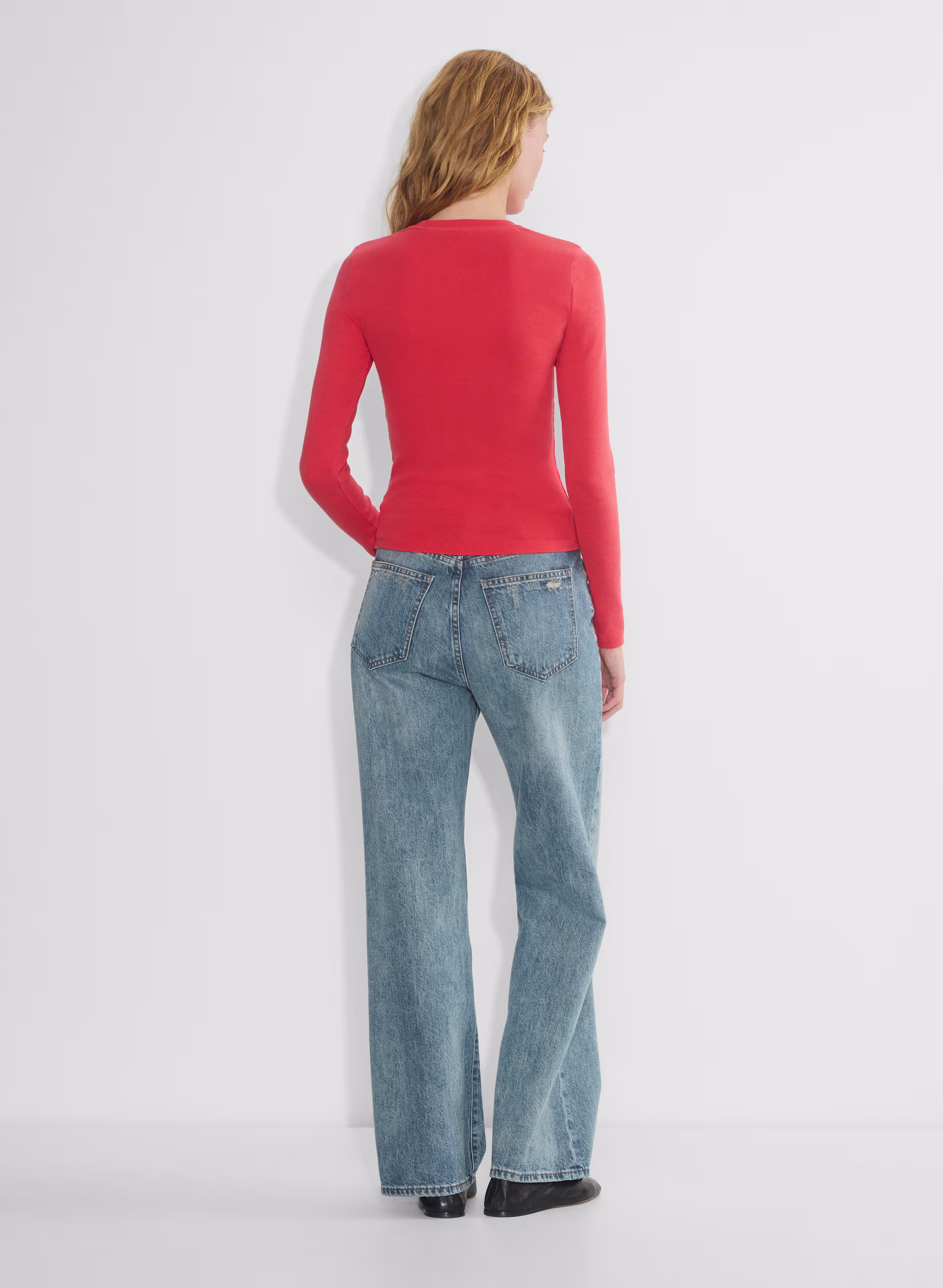 HomeStretch™ Rib Crew Longsleeve