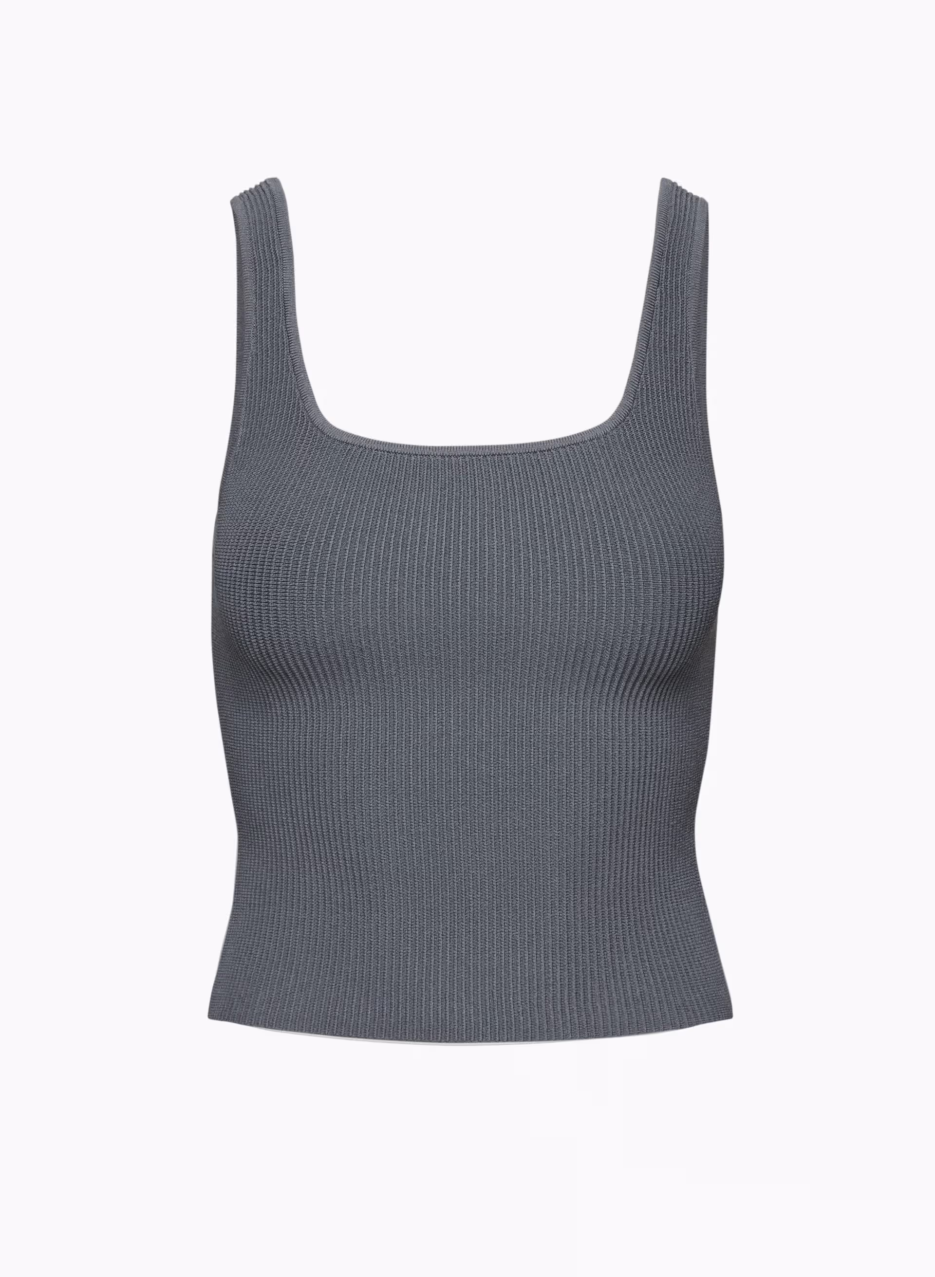 Sculpt Knit Squareneck Tank