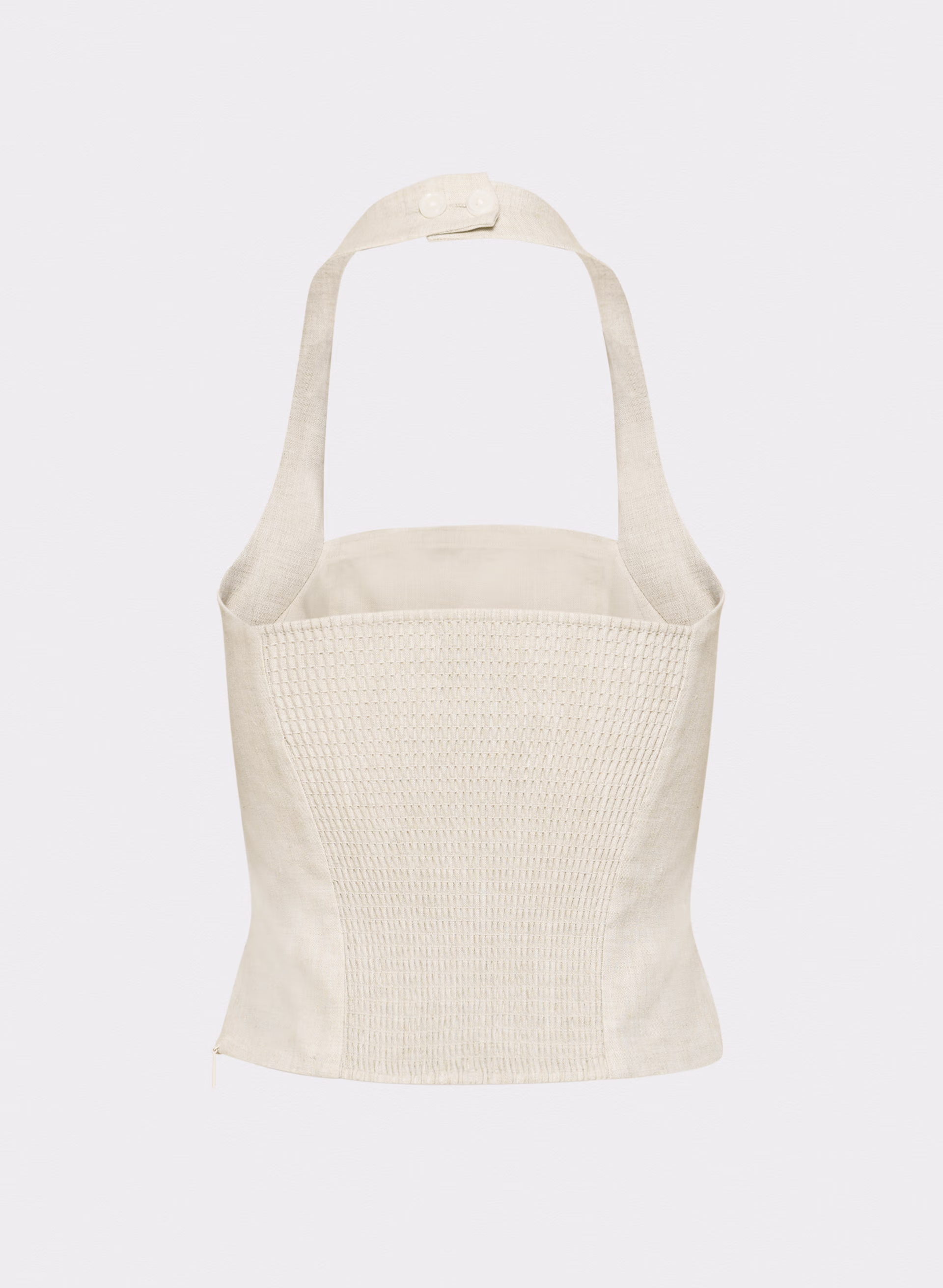 Whisper Linen Halter Top