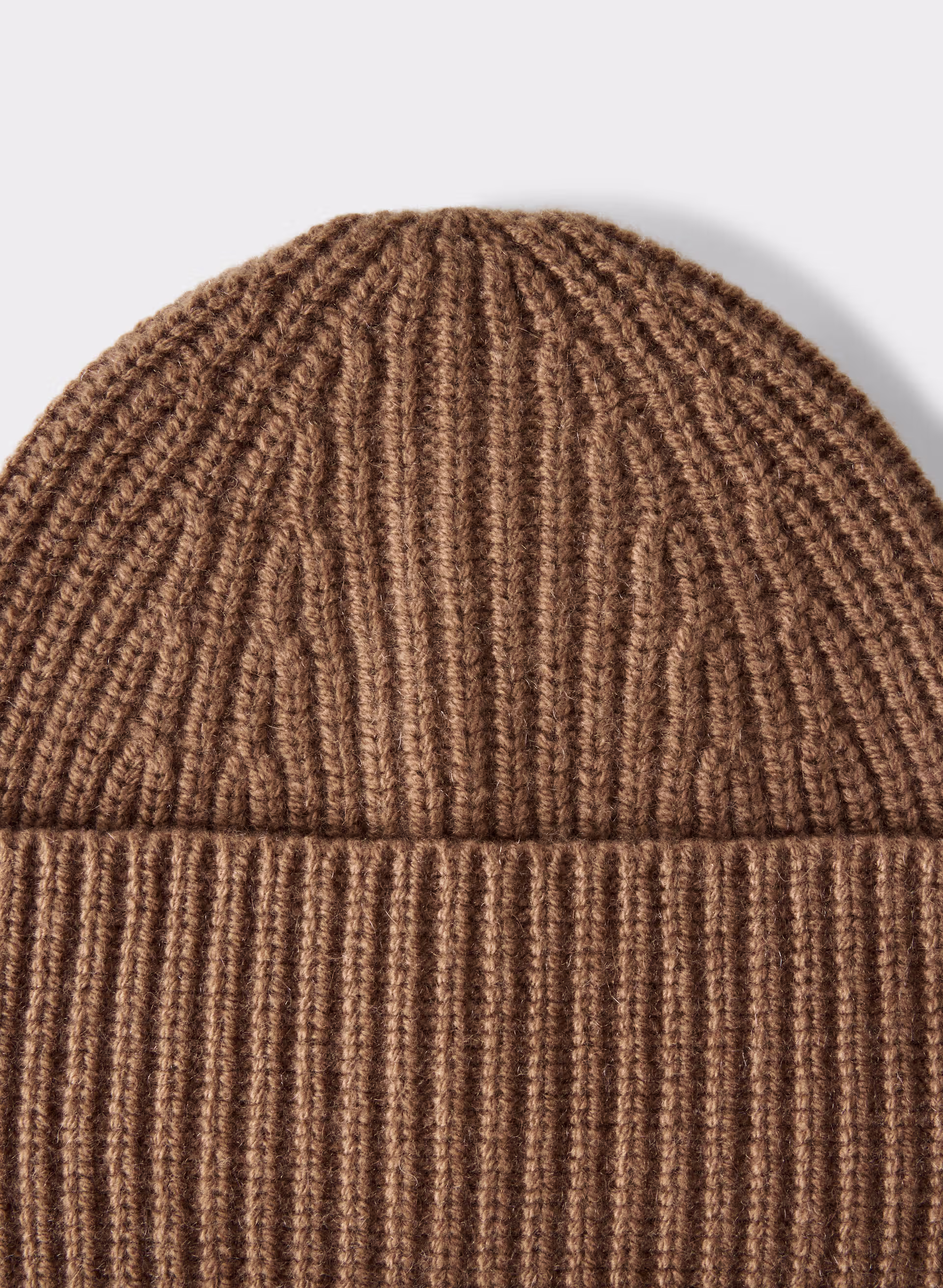Cashmere Rib Beanie