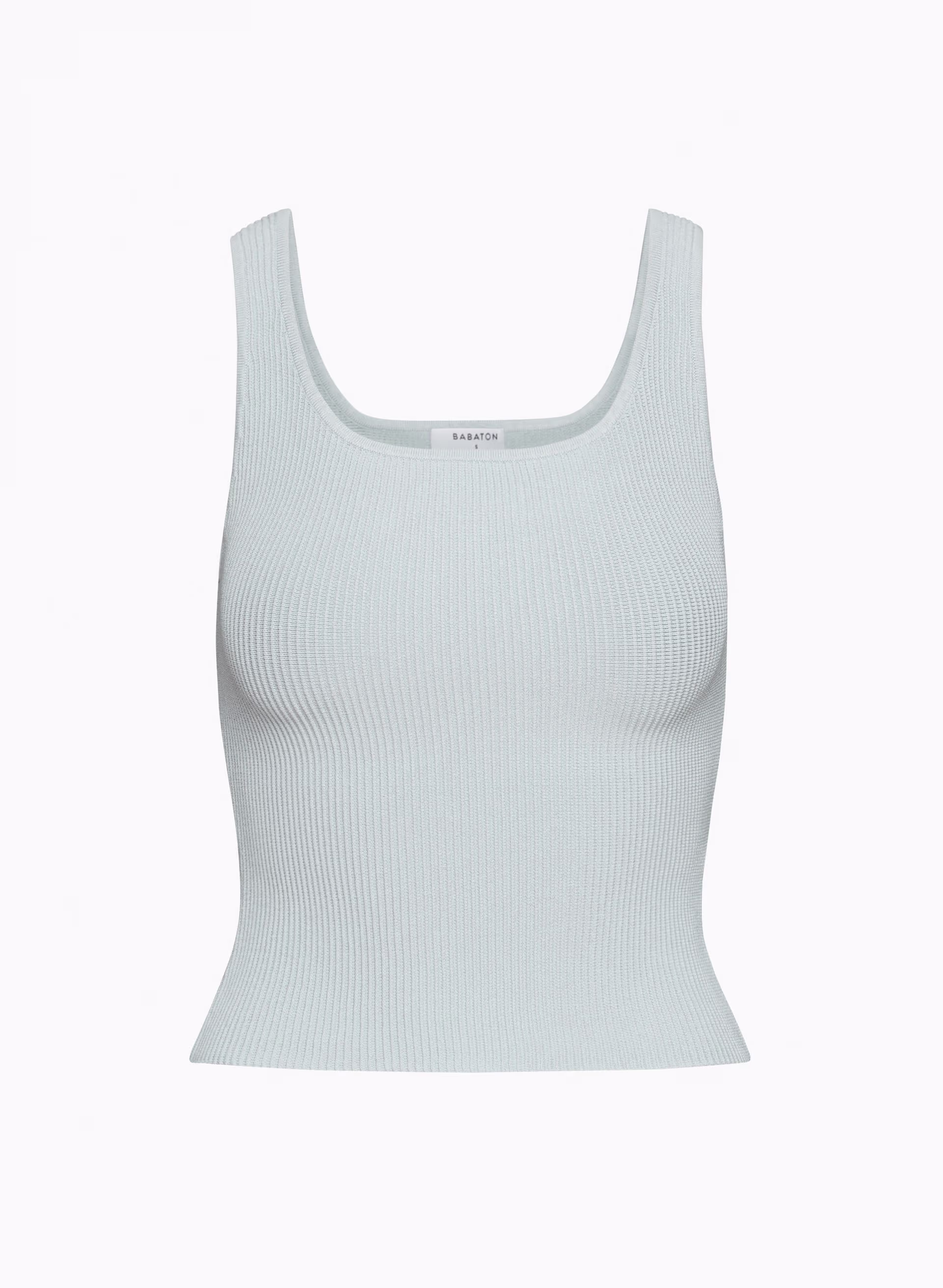 Sculpt Knit Squareneck Tank