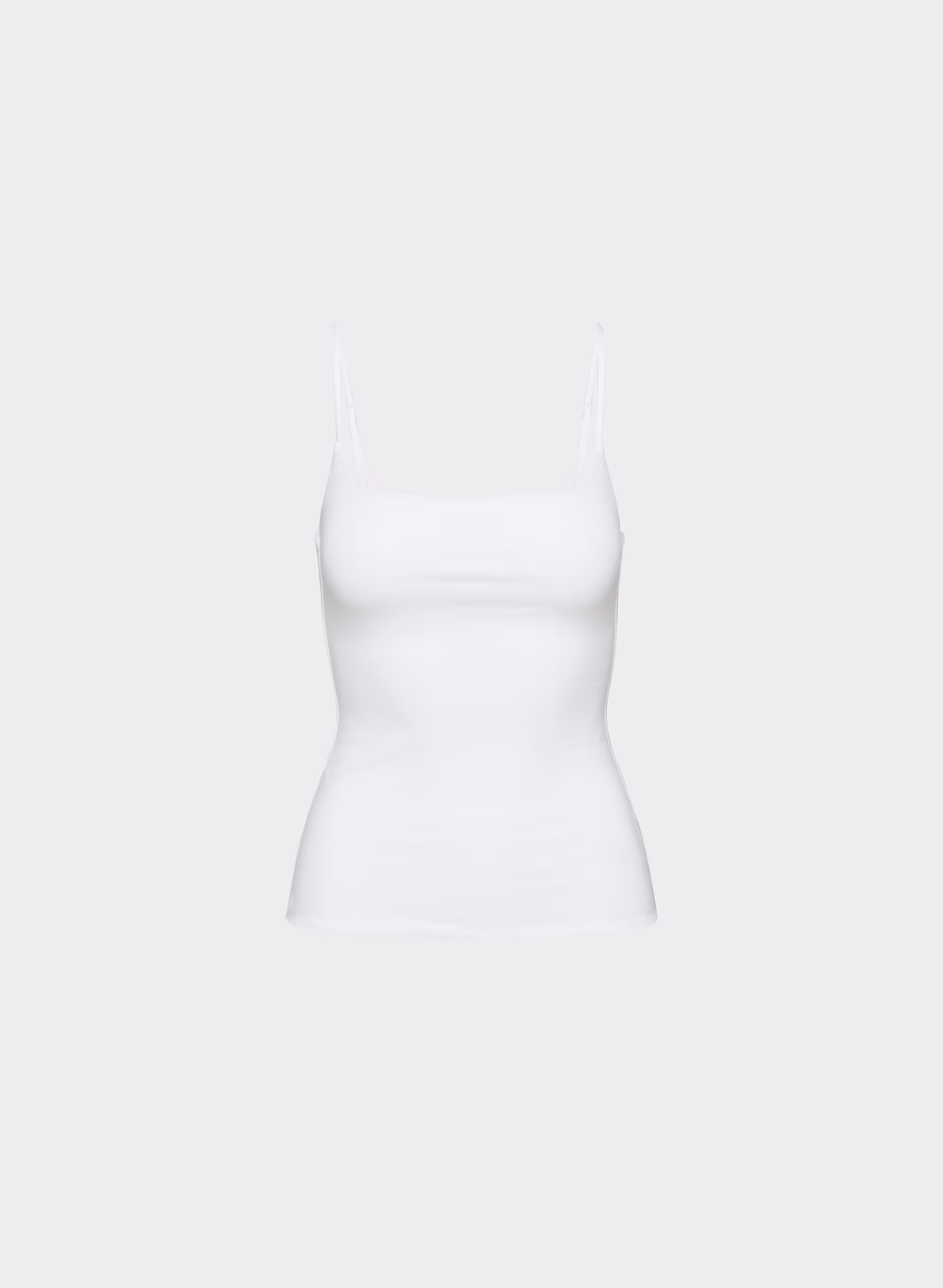 Casual Contour Squareneck Cami Hip Tank