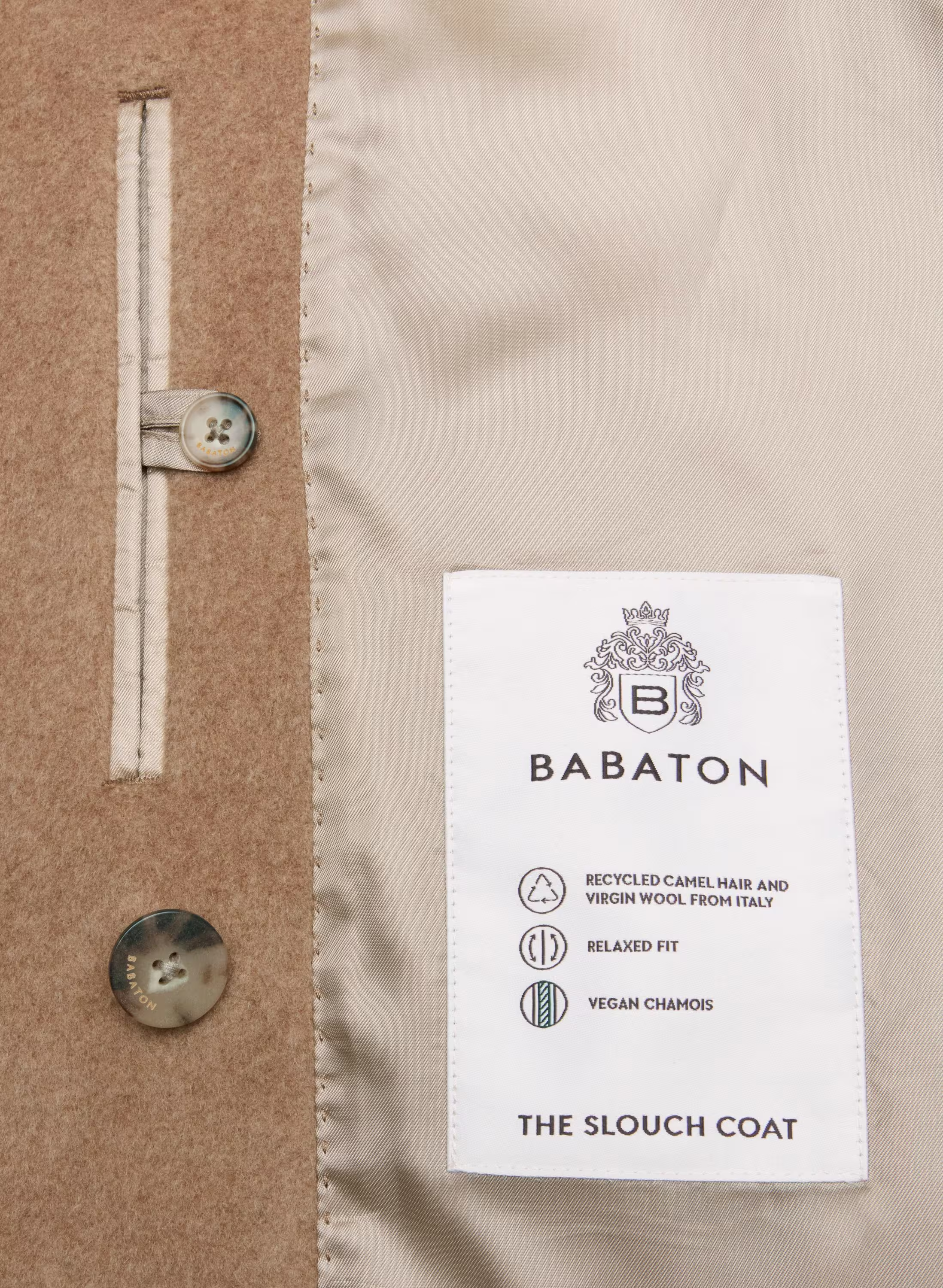 The Slouch™ Coat - (Re)Camel Wool