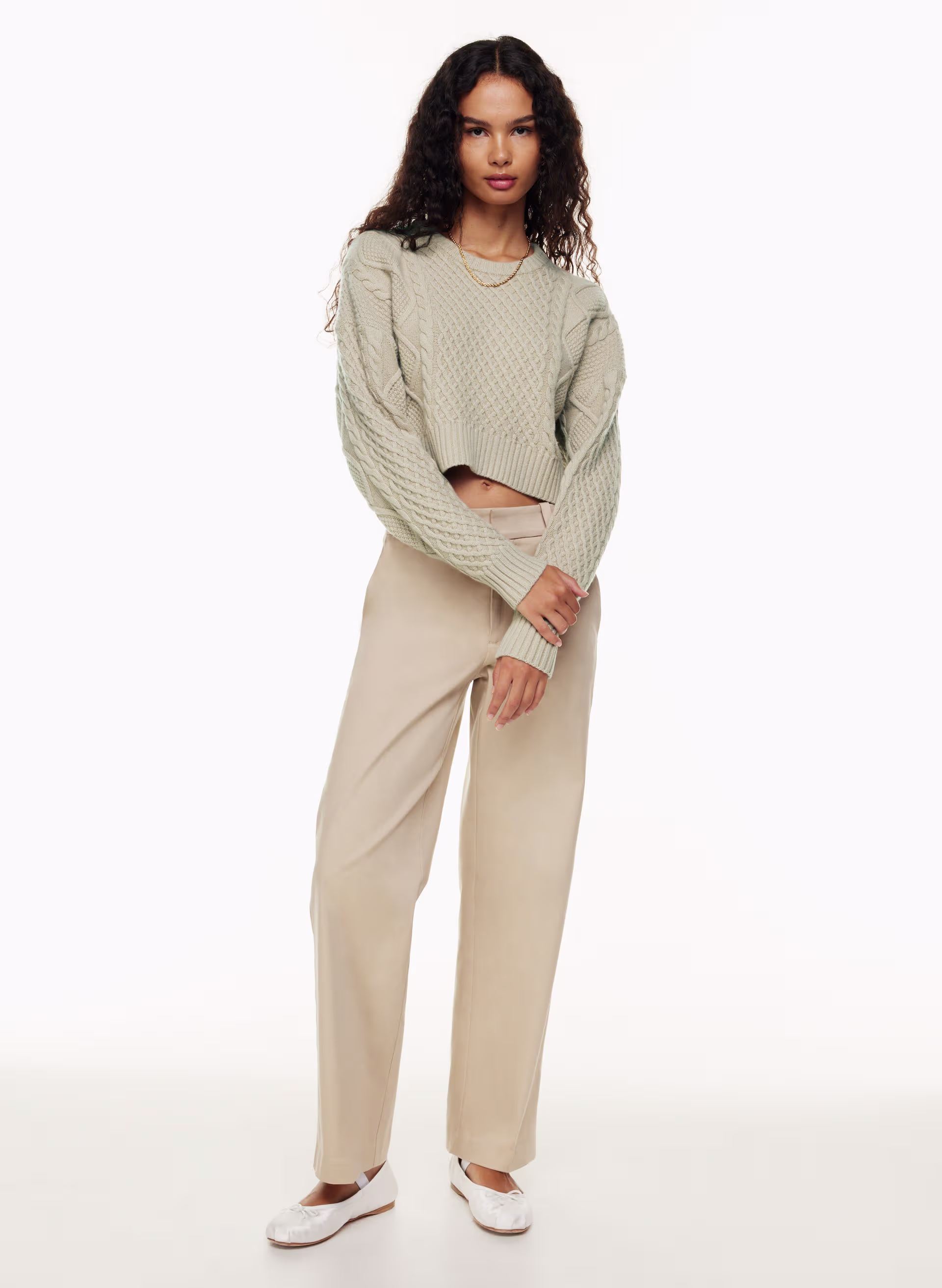 Peggy Cropped Sweater