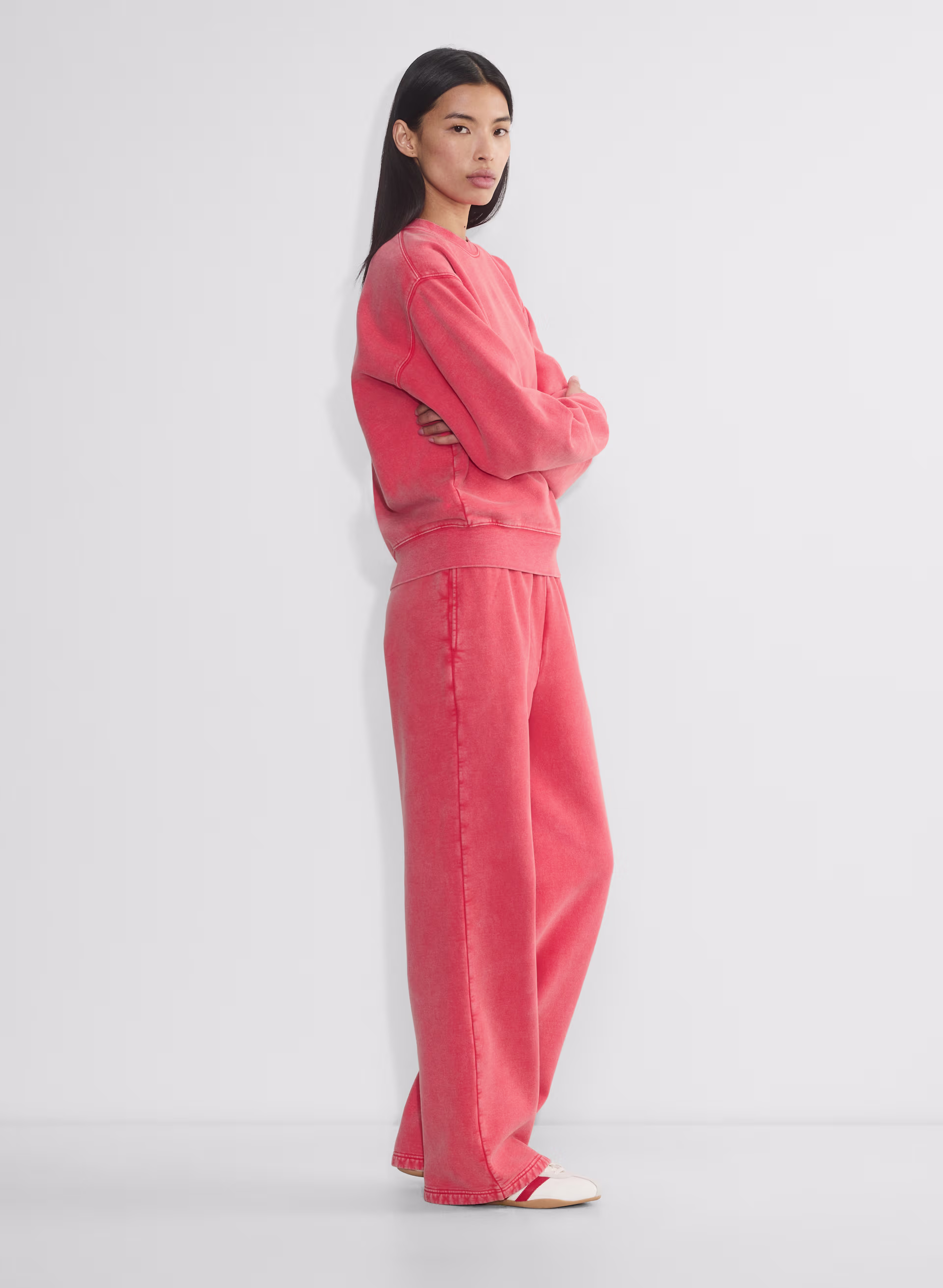 Cozy Sweatfleece Perfect Crew Sweatshirt